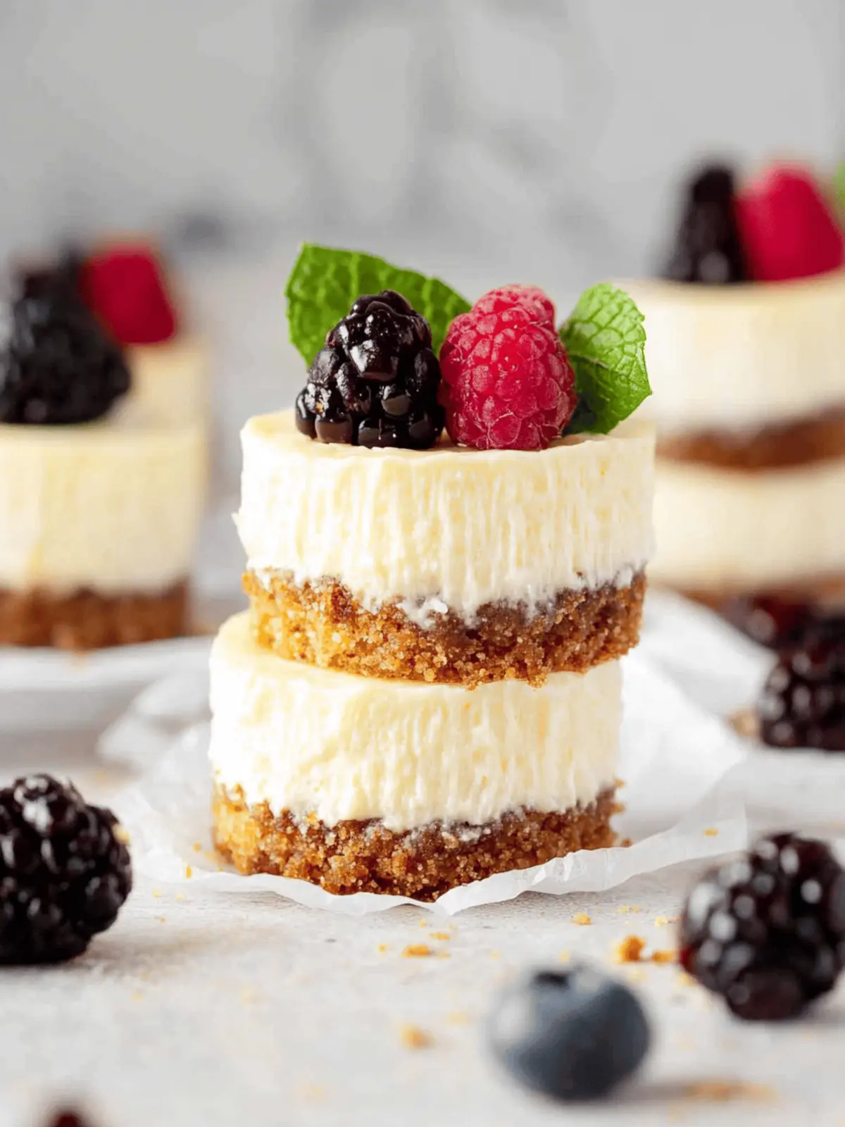 Delicious Mini Protein Cheesecakes for Guilt-Free Indulgence