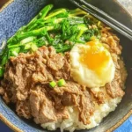 One Pot Gyudon (Made in Rice Cooker)