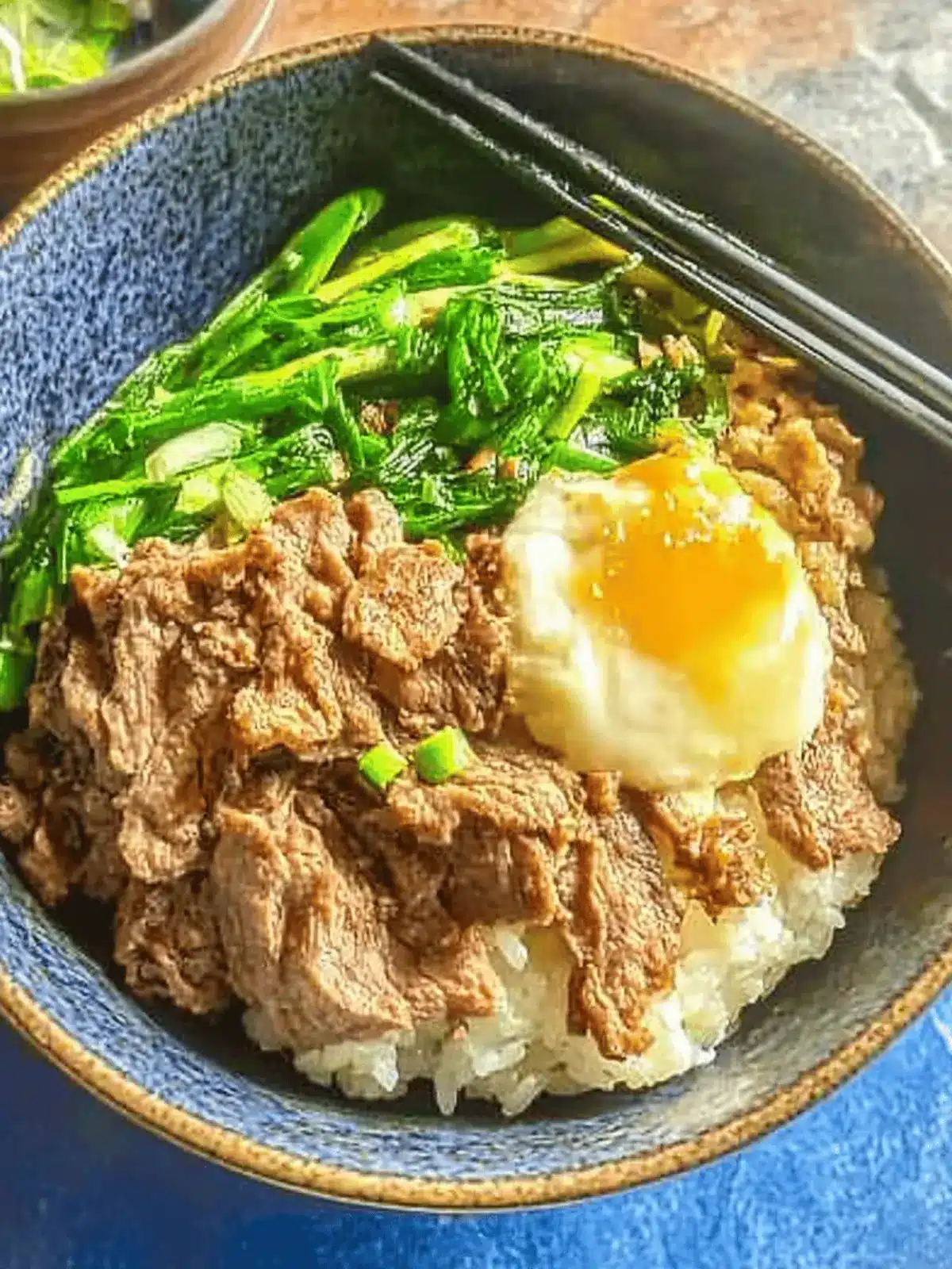 One Pot Gyudon (Made in Rice Cooker)