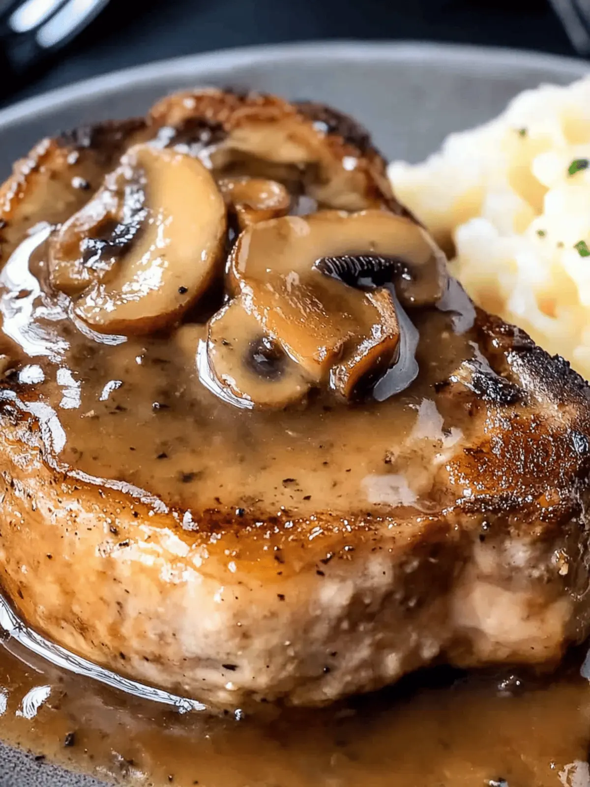 Mouthwatering Mushroom Pork Chops for a Cozy Family Dinner