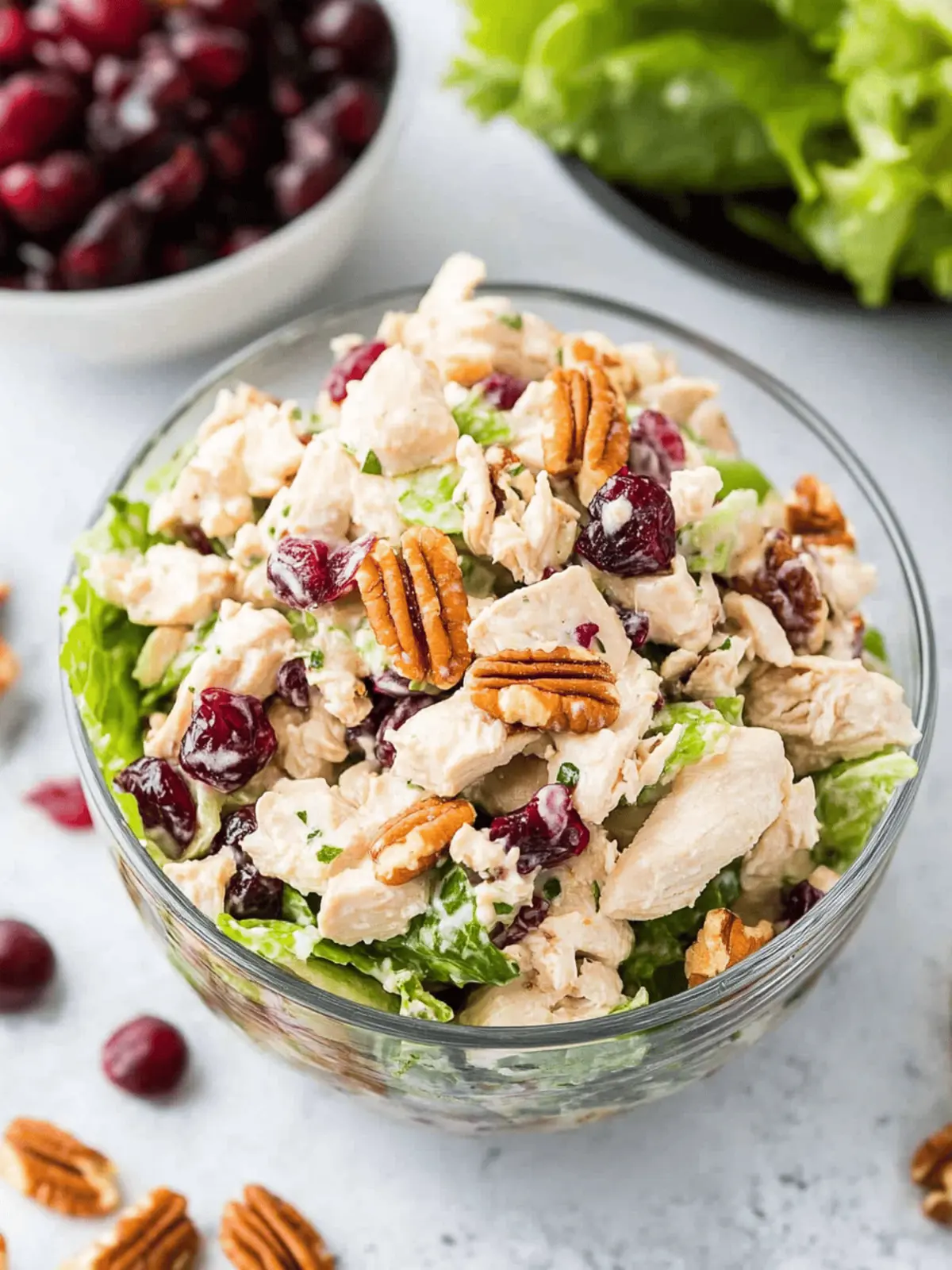 Cranberry Pecan Chicken Salad