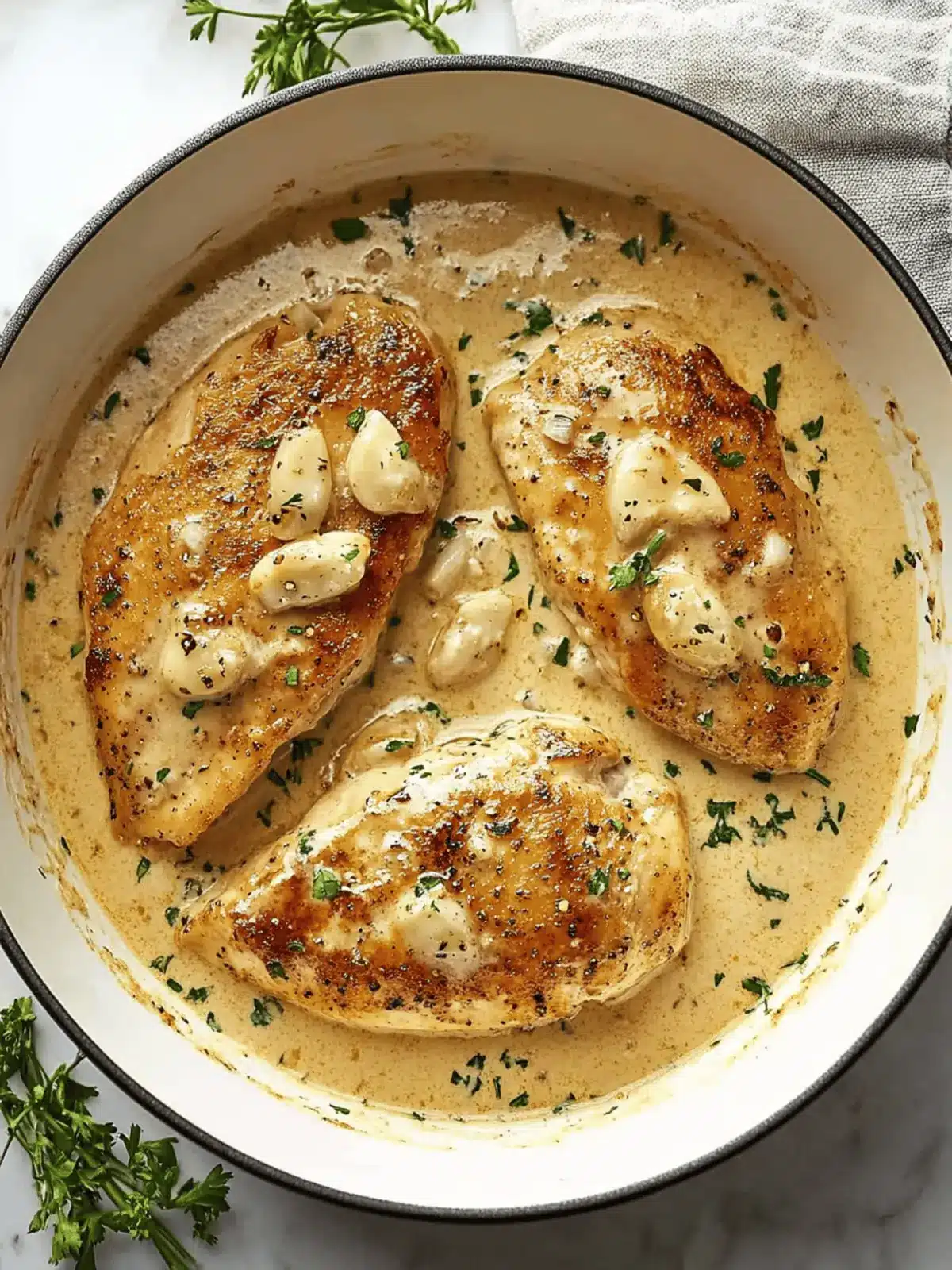Creamy Garlic Chicken: Your Next Easy Comfort Food Hit