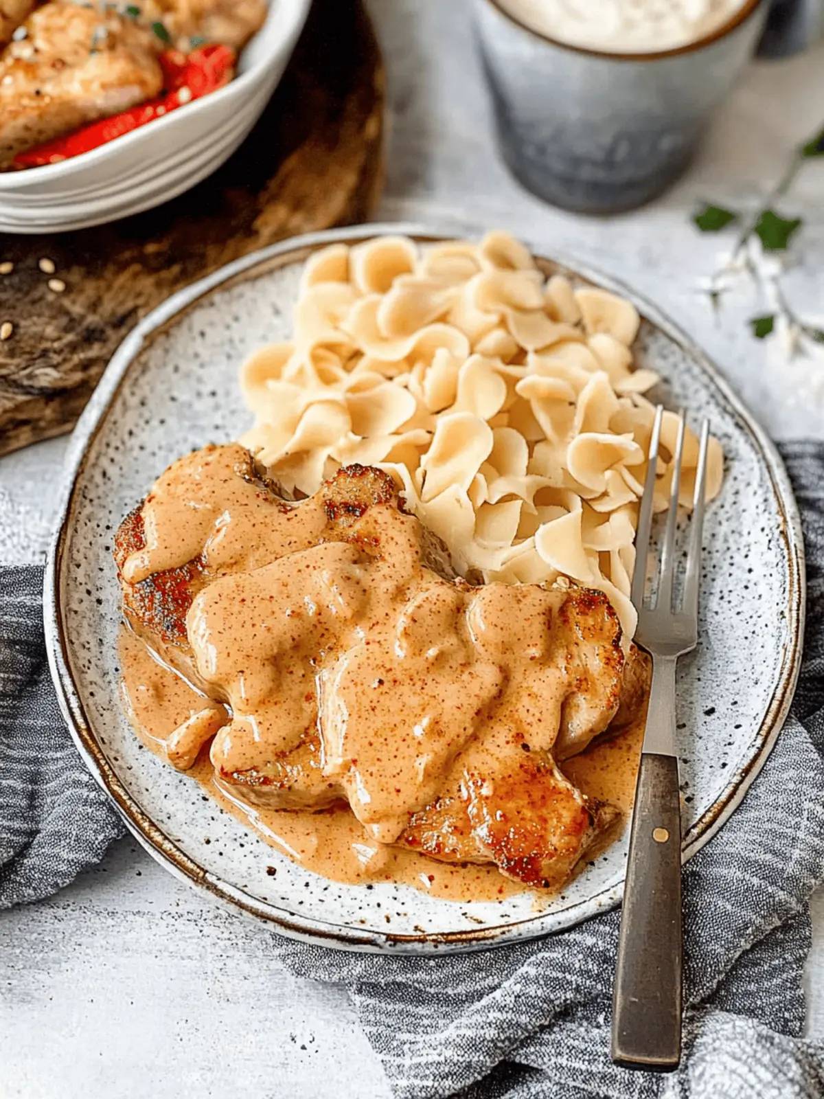 Hungarian Sour Cream Pork Chops for a Cozy Family Dinner