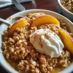 How to Make Peach Crisp with Fresh Peaches – Easier Than Pie