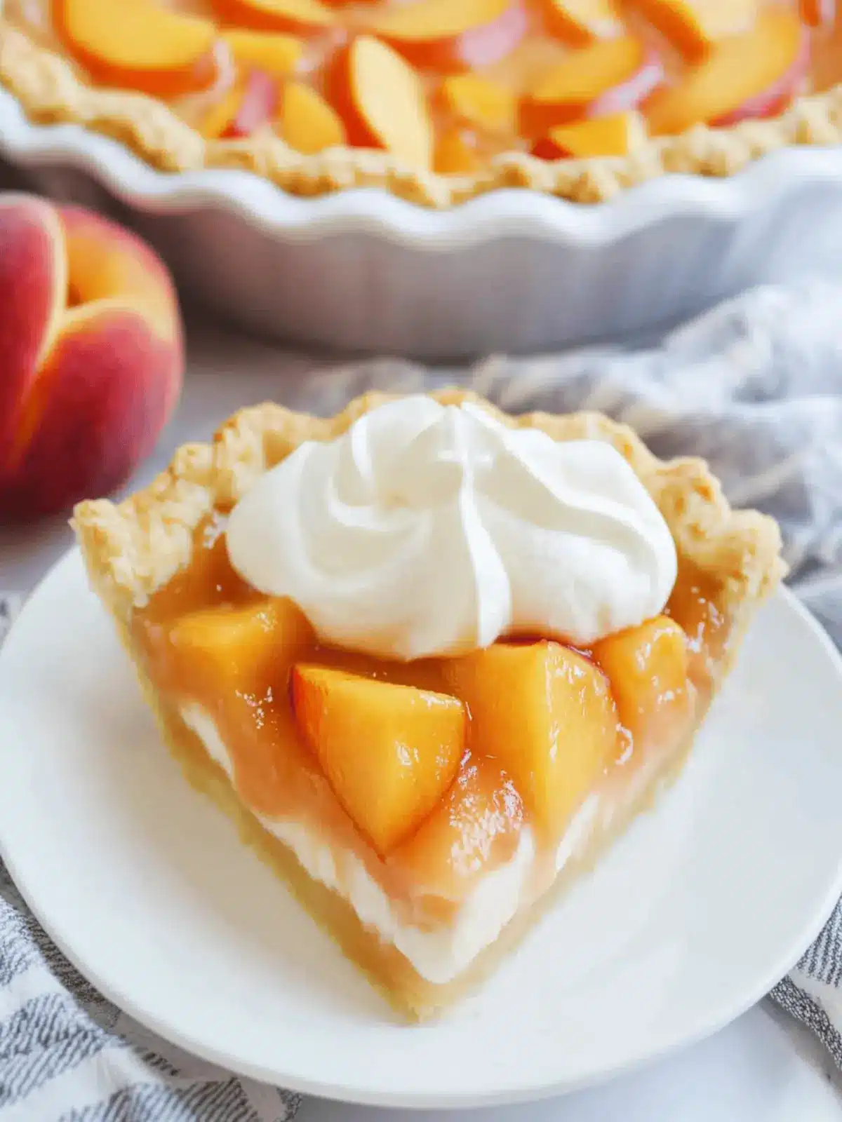 Peaches and Cream Pie