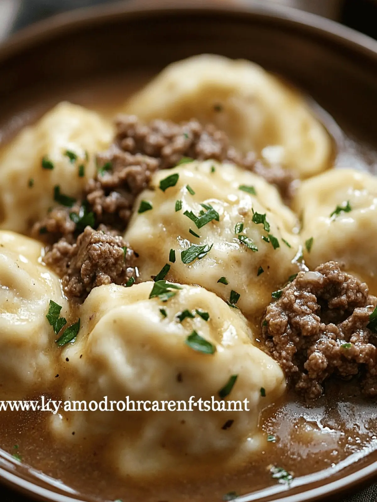 Ground Beef and Dumplings: A Cozy Family Favorite Meal