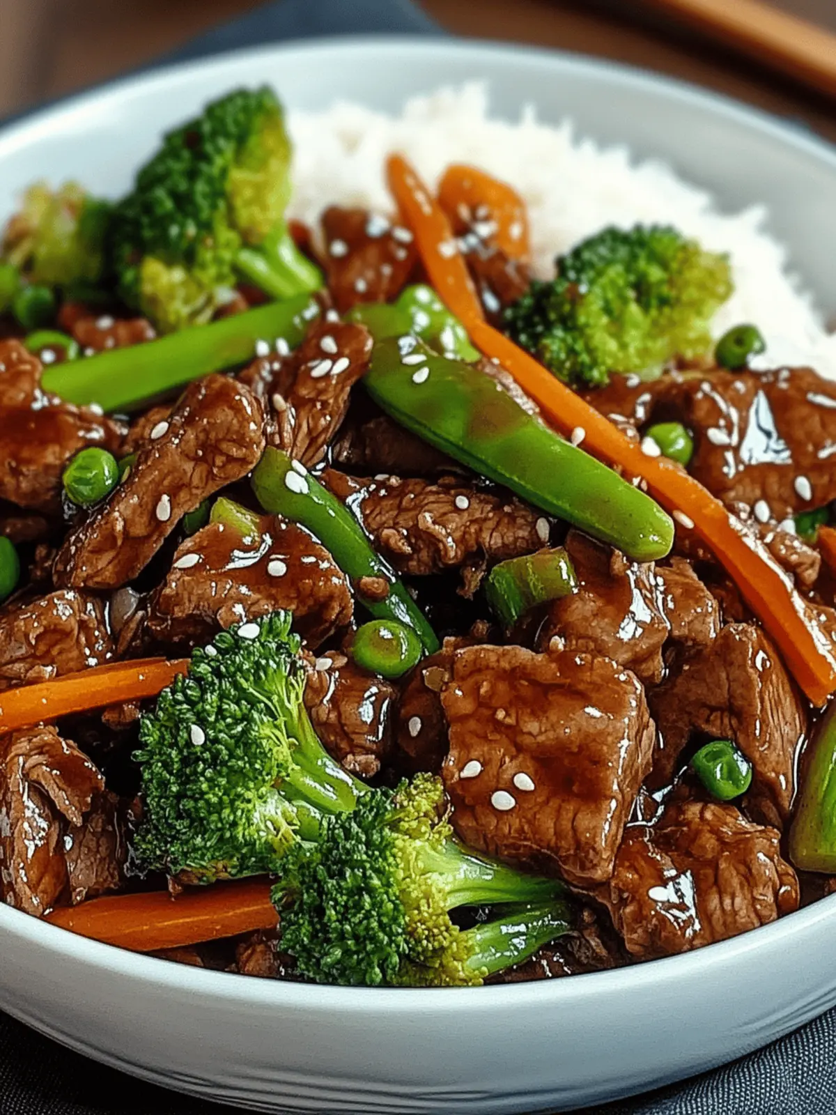 Asian Sweet Ginger Beef Stir Fry