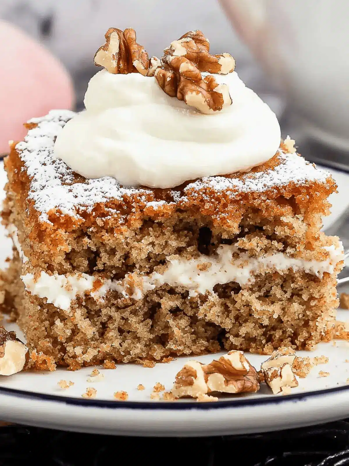 Wholesome Carrot and Walnut Cake for a Healthy Indulgence