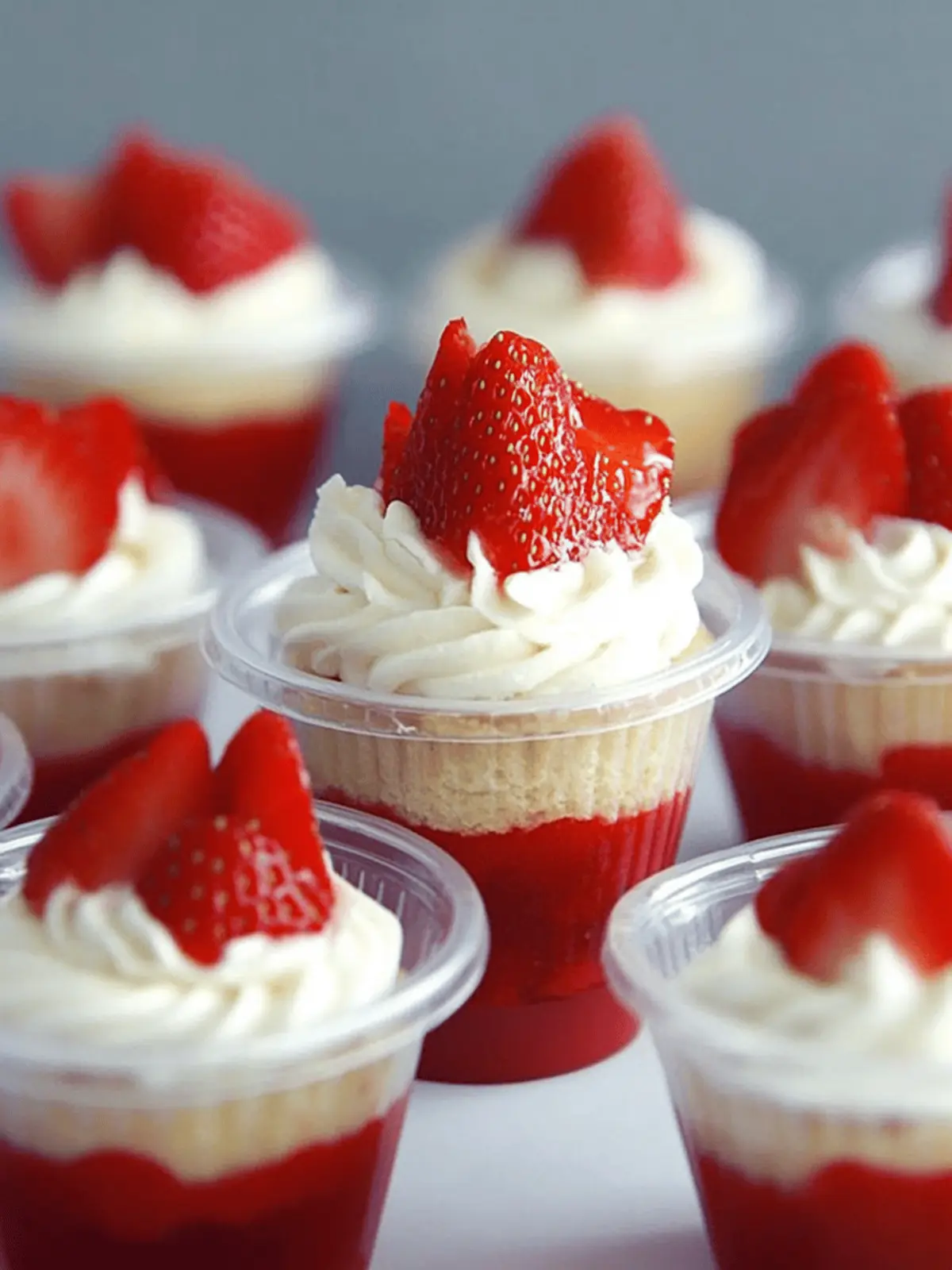 Strawberry Shortcake Dessert Cups