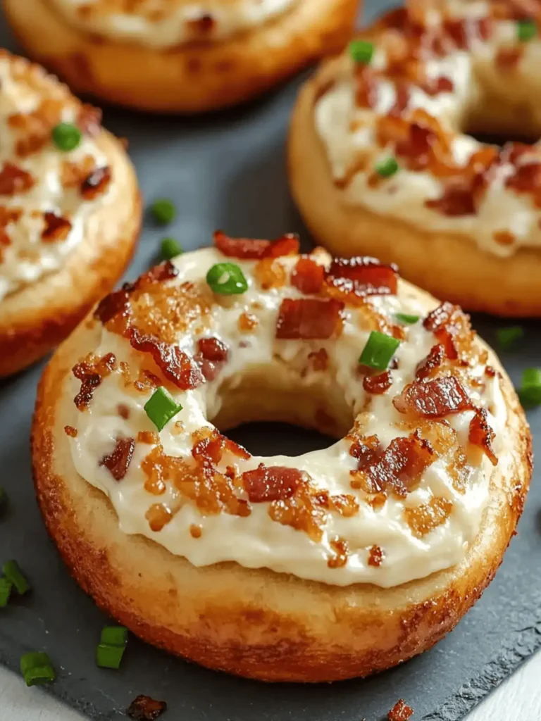 Zesty Bacon Cream Cheese Bagels