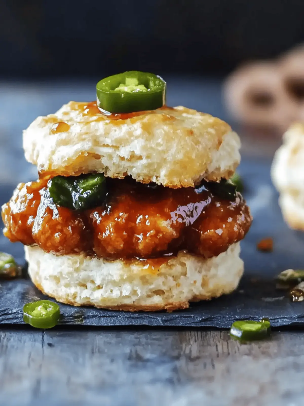 Nashville Hot Honey Chicken and Biscuits