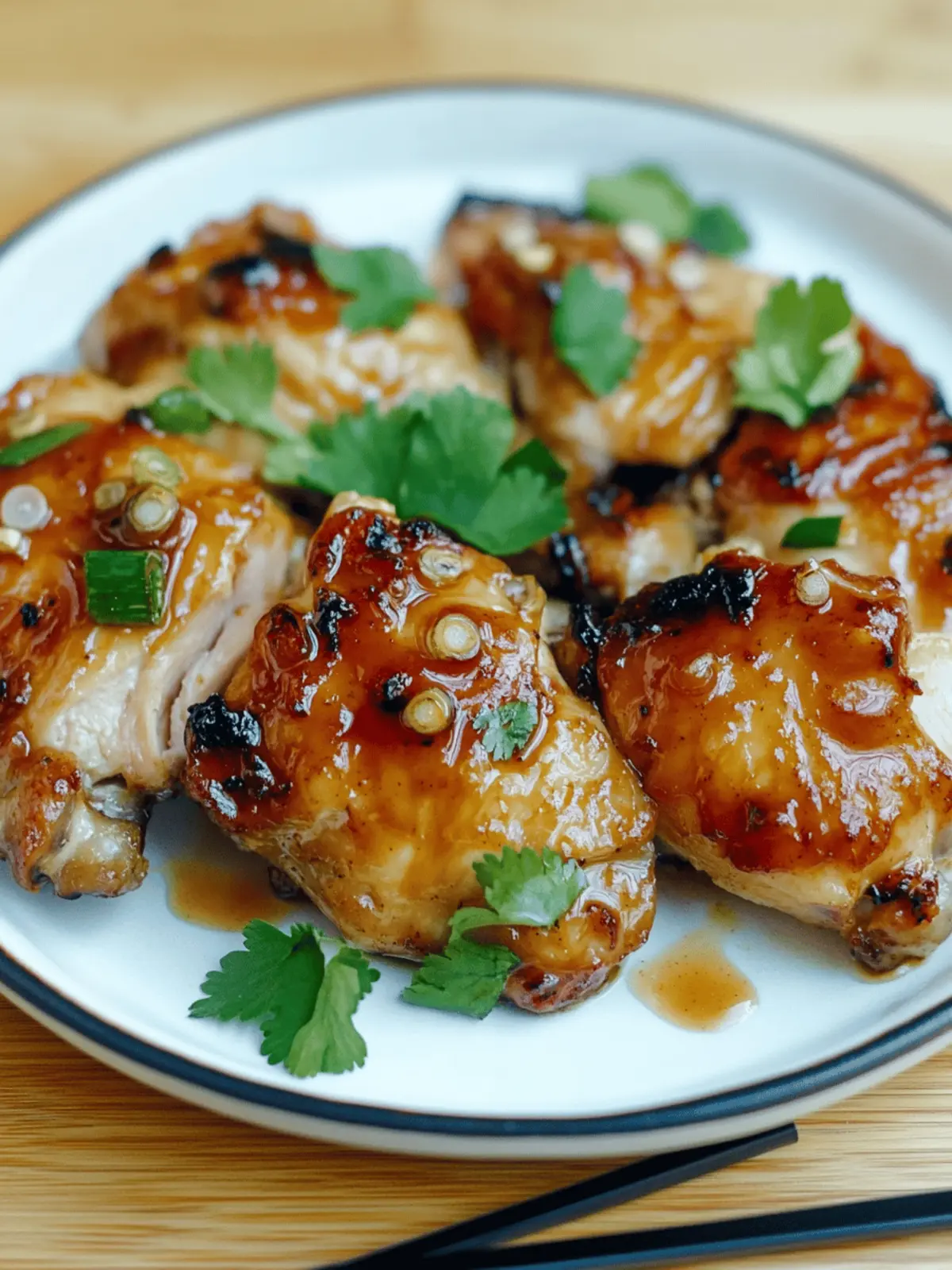 Viral Garlic Miso Chicken Thighs (Air Fryer or Oven)