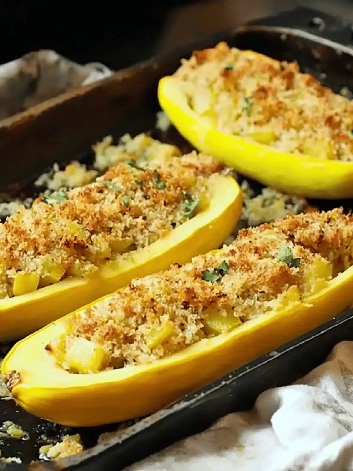 Stuffed Yellow Squash Recipe