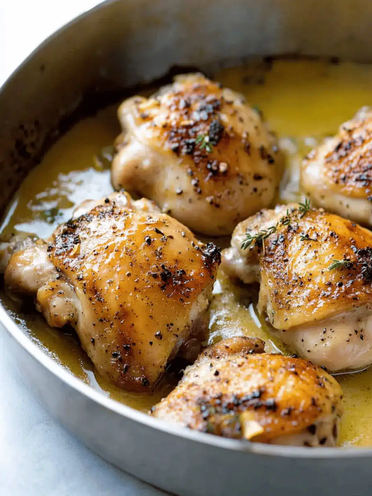 Juicy Lemon Chicken Thighs