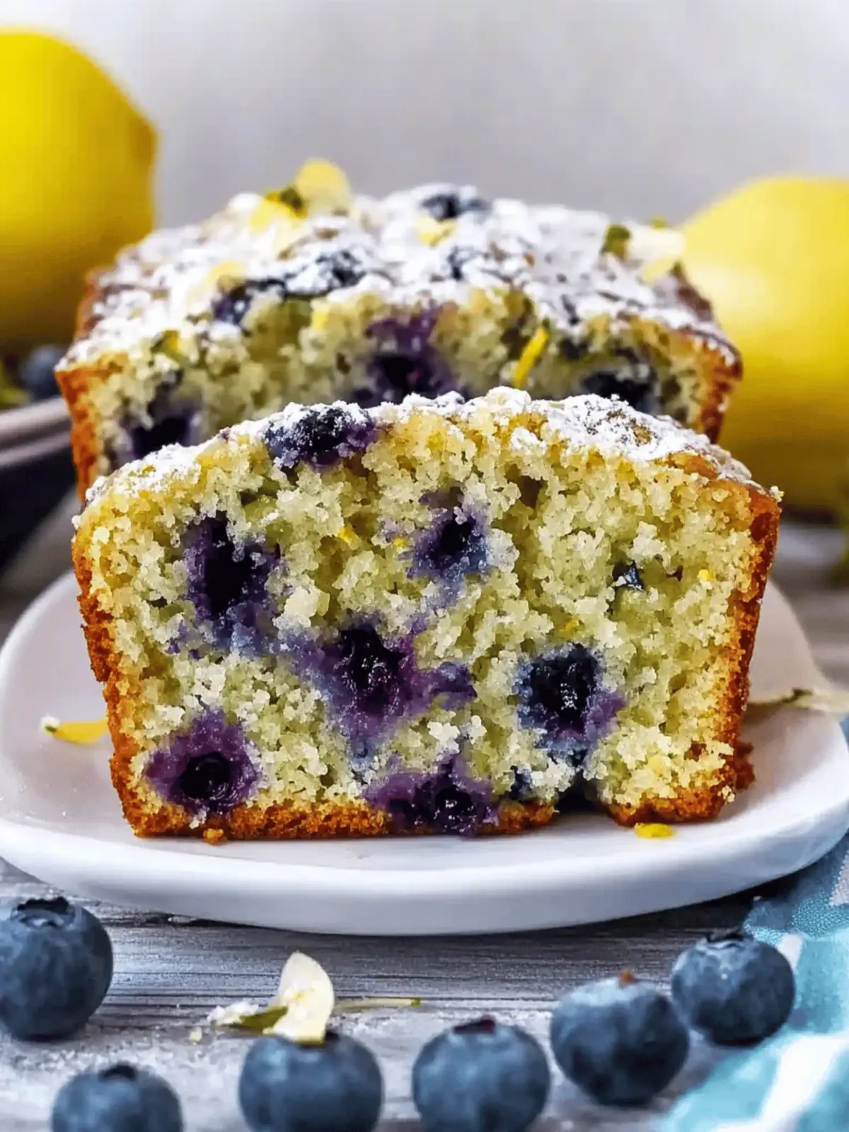 Lemon Blueberry Zucchini Bread