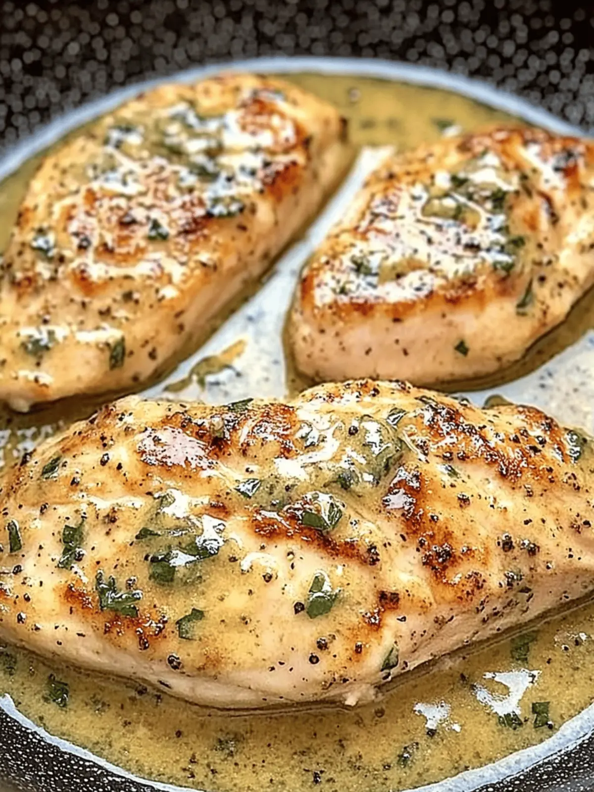 Pan Seared Chicken Breasts with Lemon Mustard Sauce