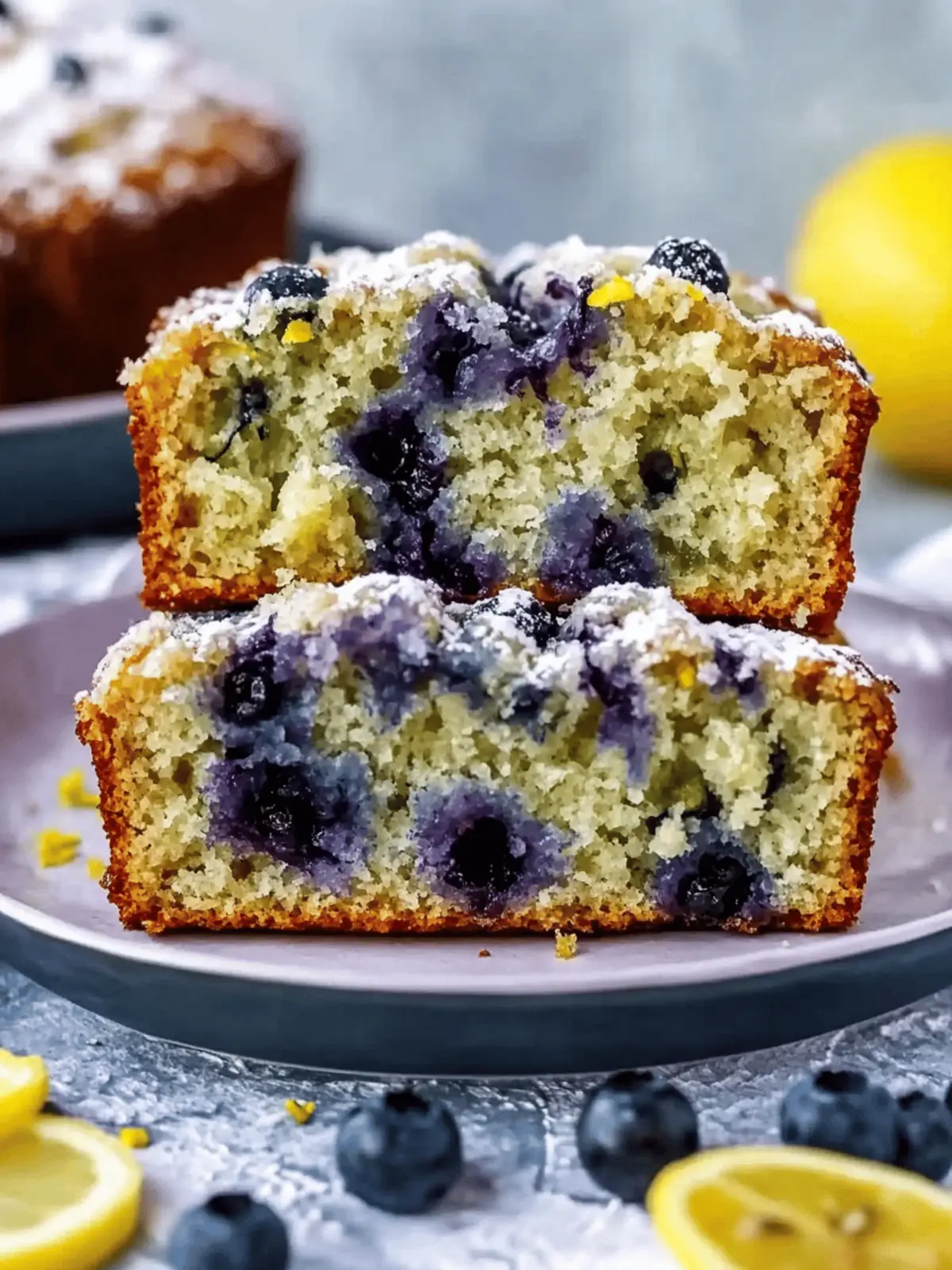 Lemon Blueberry Zucchini Bread