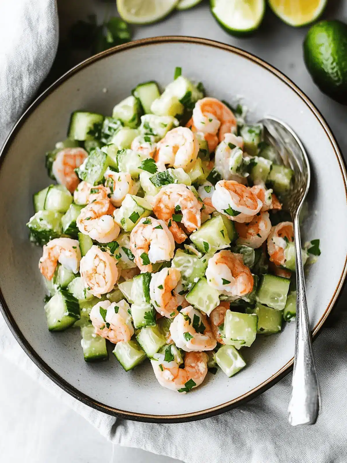 Cucumber Shrimp Salad