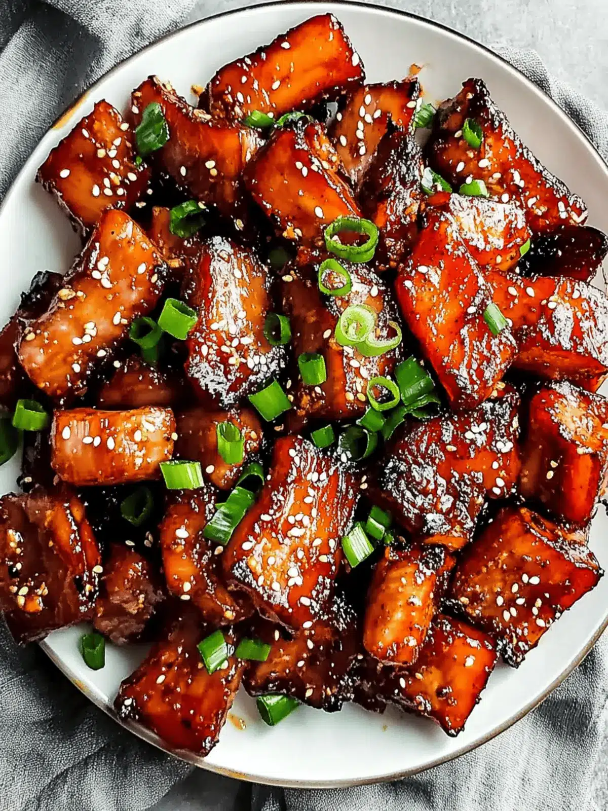 Healthy Korean Pork Belly Skillet