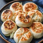 Pan-Fried Cabbage and Noodle Buns