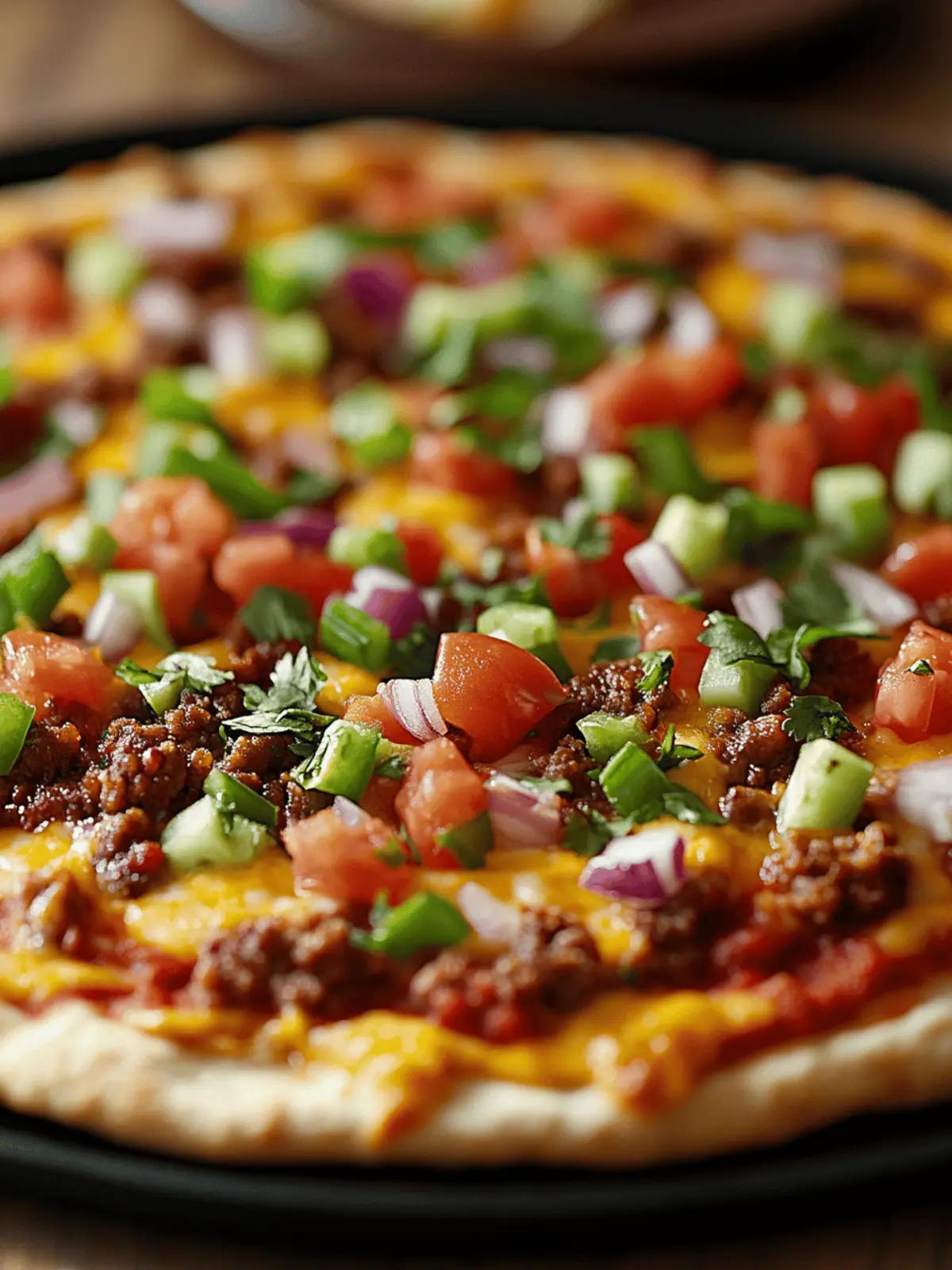 Easy Taco Pizza