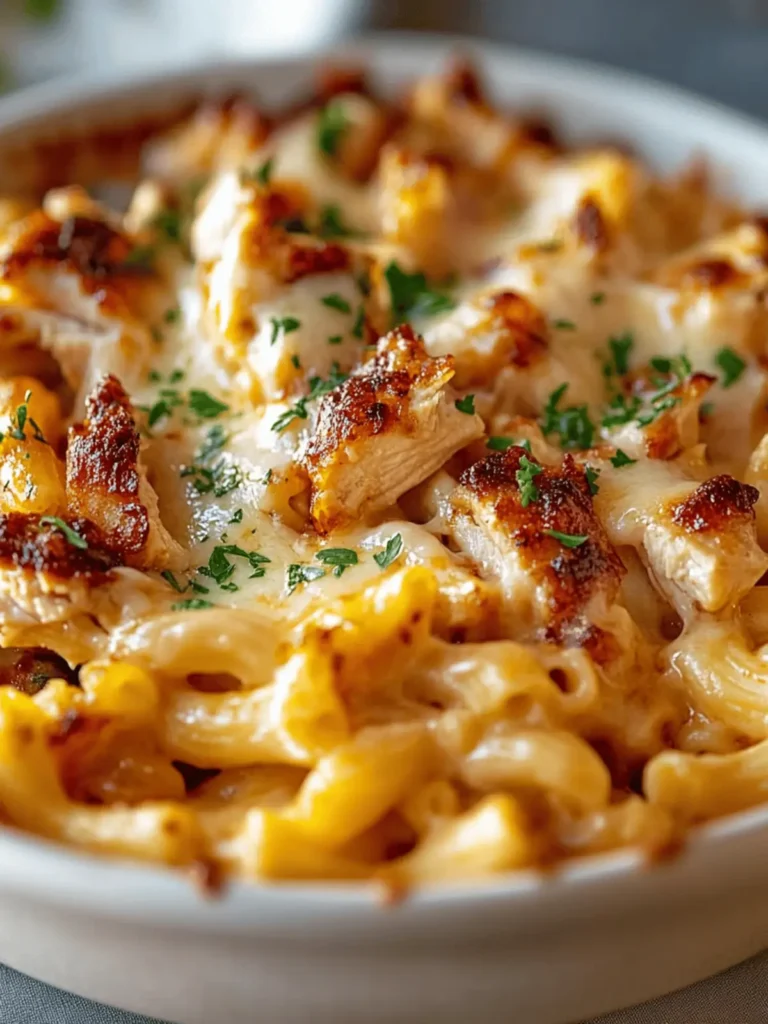 BBQ Chicken Mac and Cheese