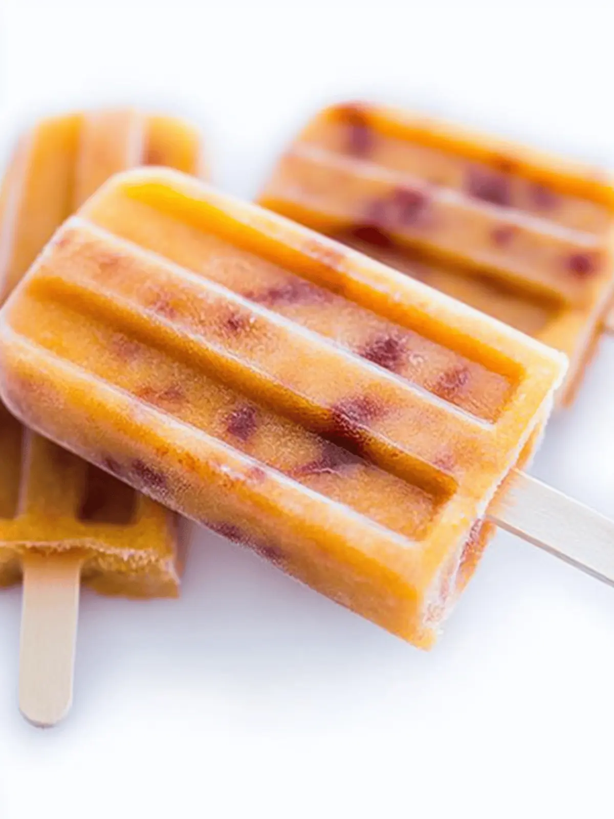 Ripe Peach Popsicles