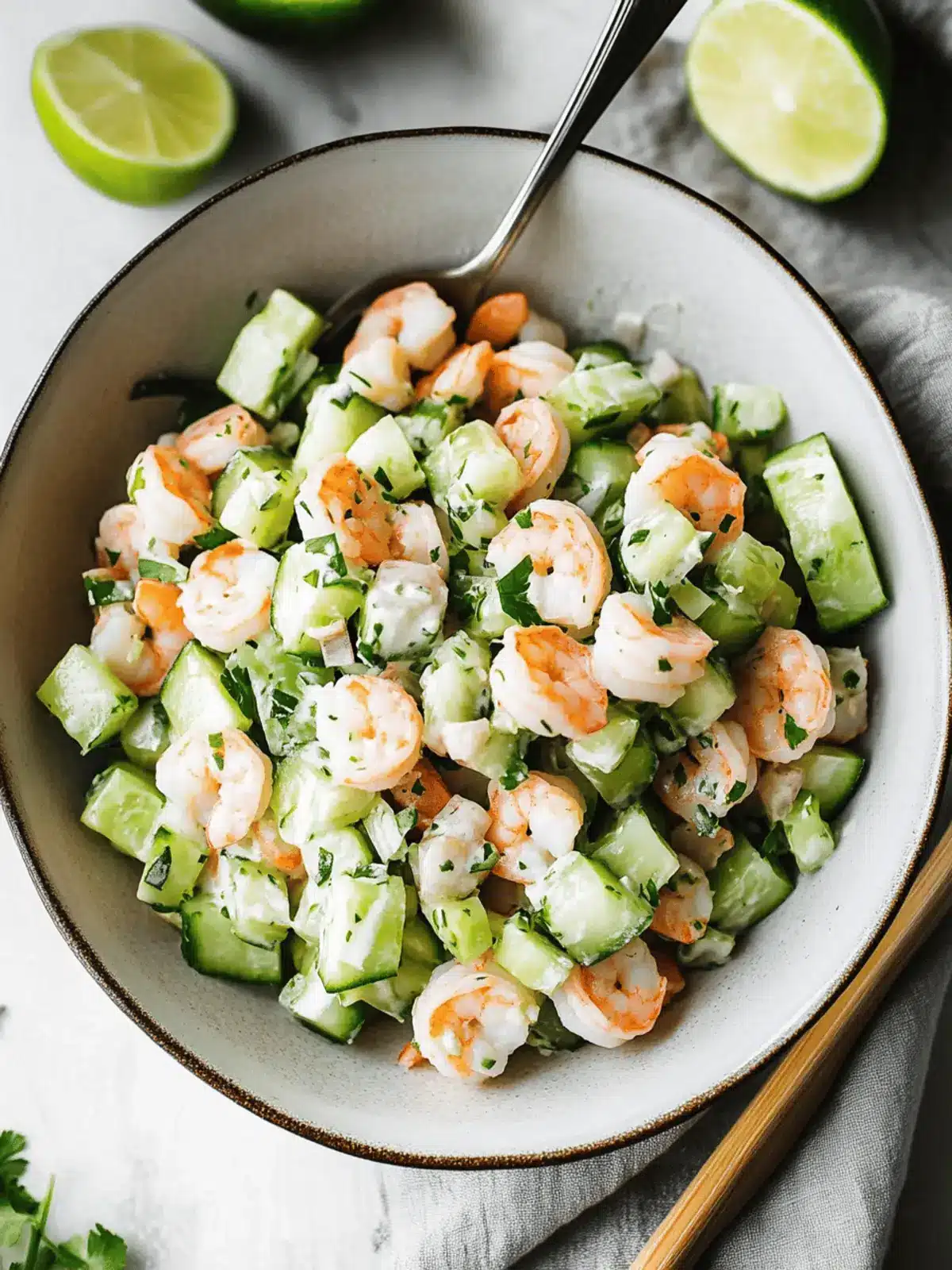 Cucumber Shrimp Salad