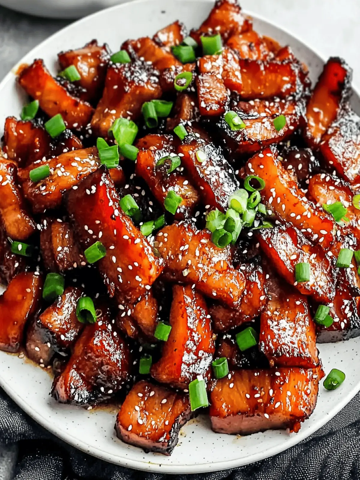 Healthy Korean Pork Belly Skillet