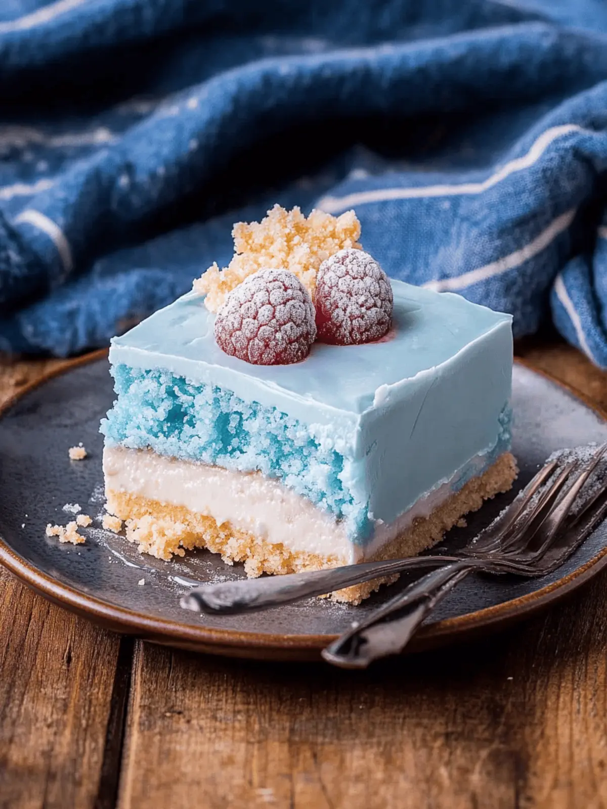 Blue Raspberry Dream Bars