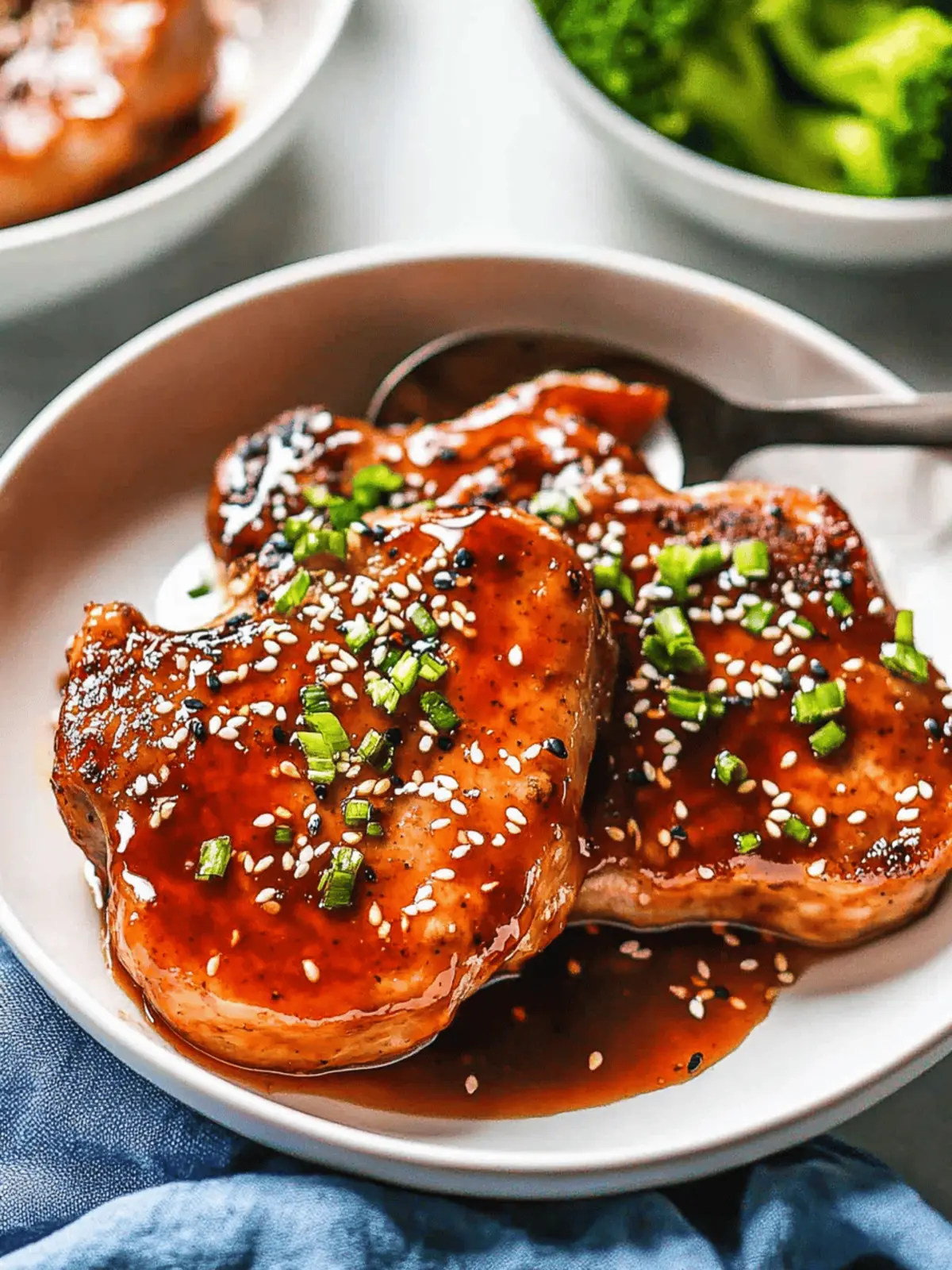Honey Garlic Pork Chops