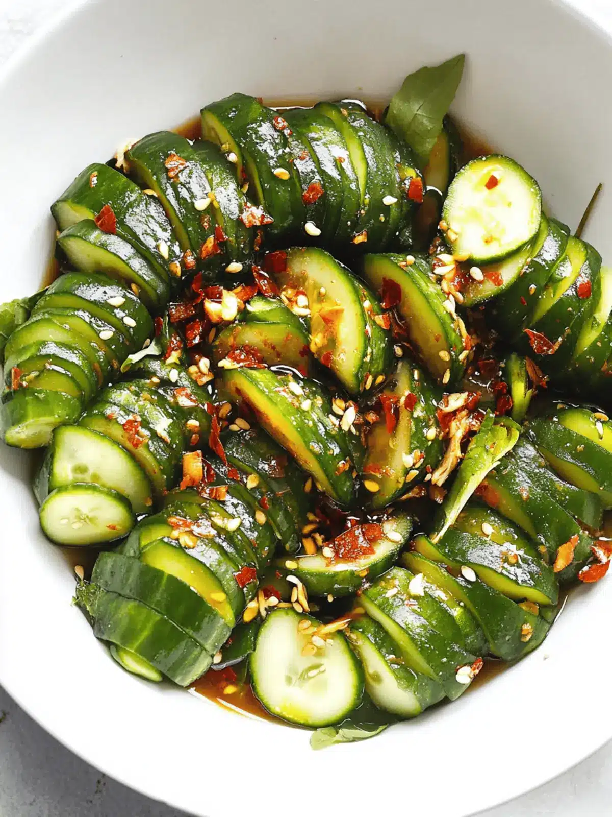 Spicy Asian Cucumber Salad