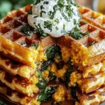 Cheddar Jalapeño Cornbread Waffles: A Flavorful Twist on a Classic