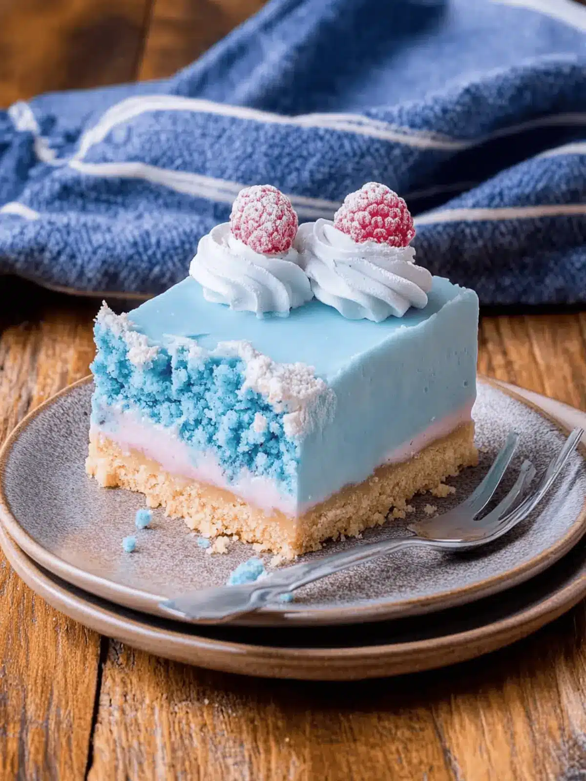 Blue Raspberry Dream Bars