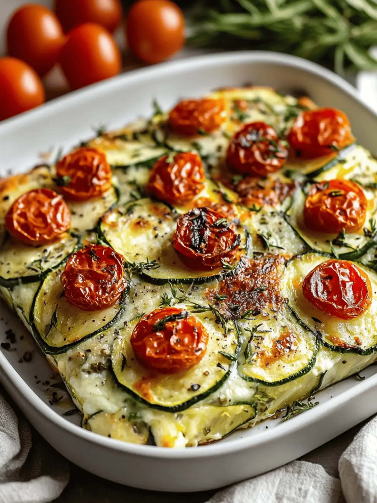 Savory Italian Baked Zucchini Scarpaccia