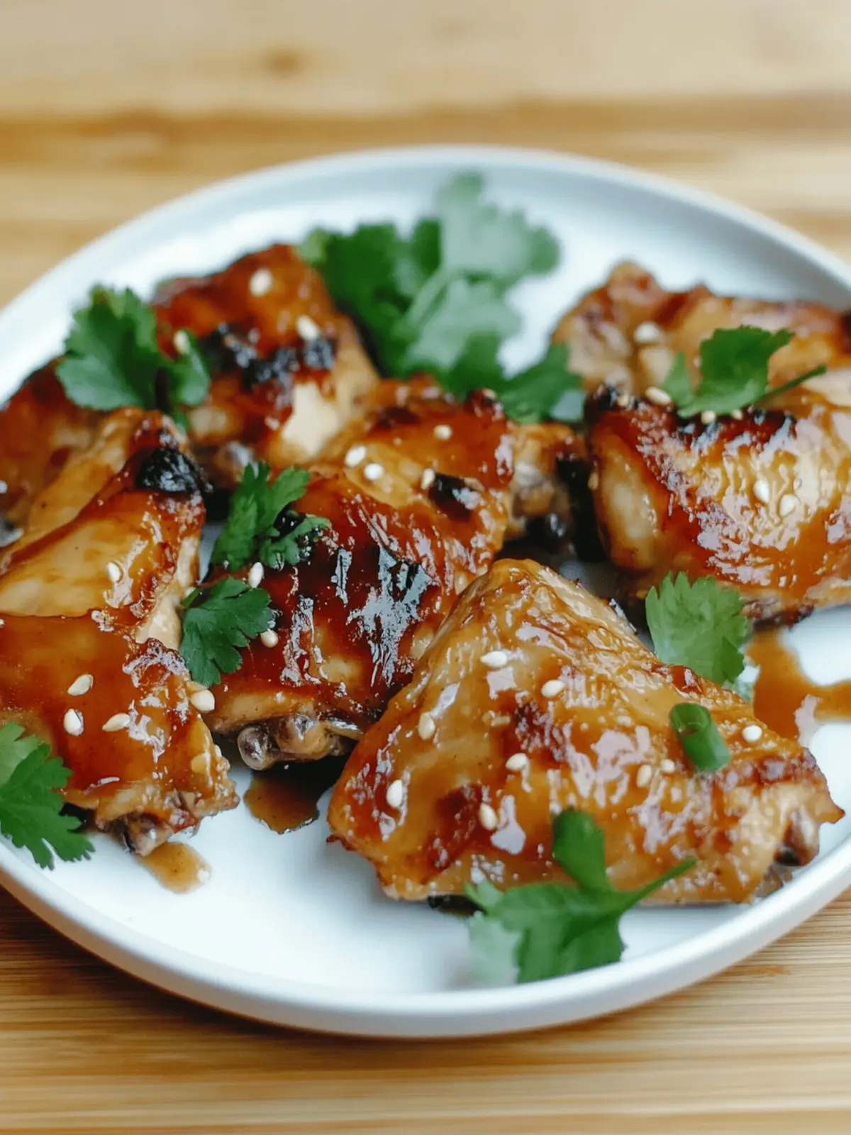 Viral Garlic Miso Chicken Thighs (Air Fryer or Oven)