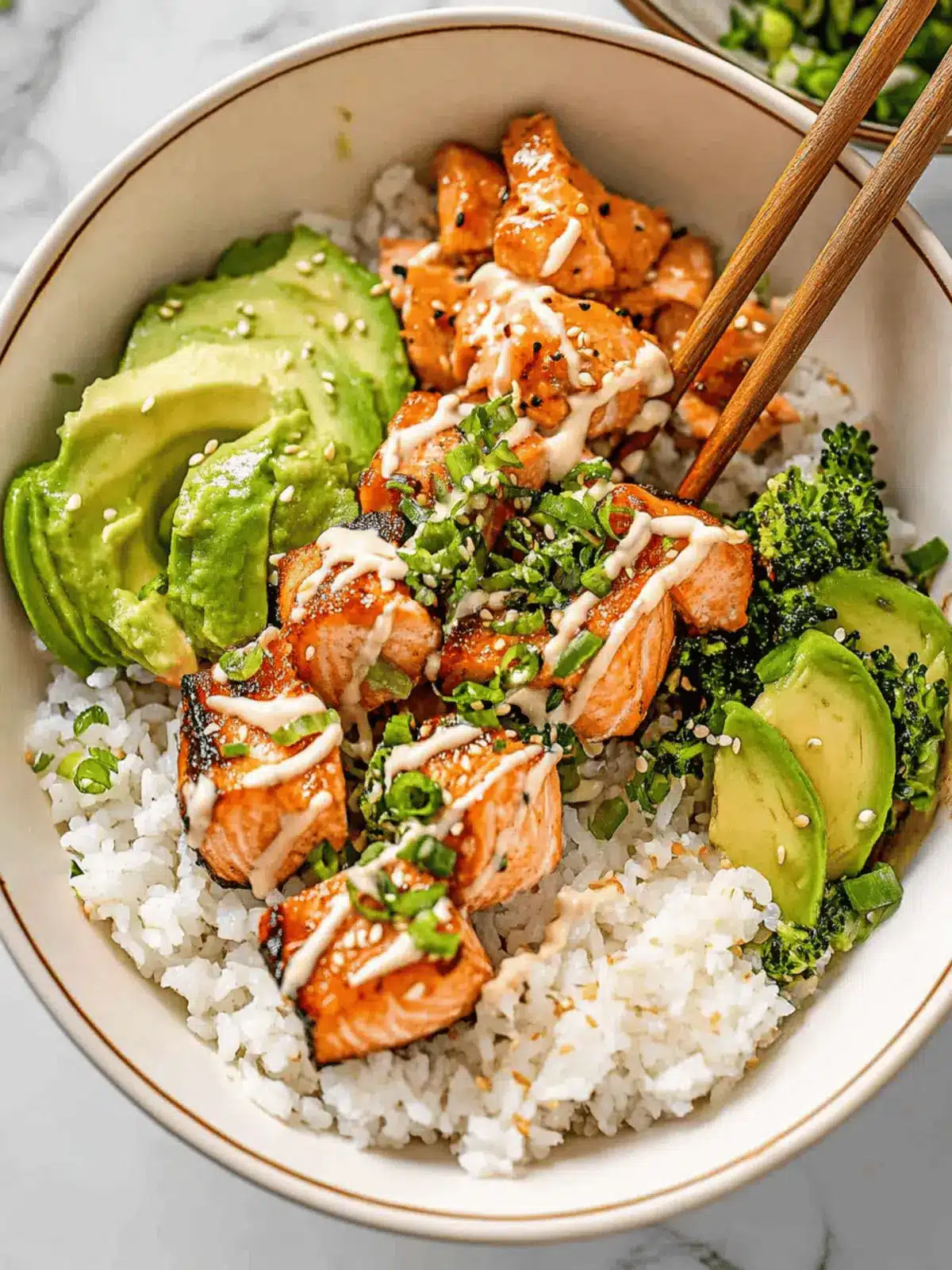 Crispy Salmon Bowls Recipe
