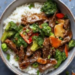 Asian Sweet Ginger Beef Stir Fry