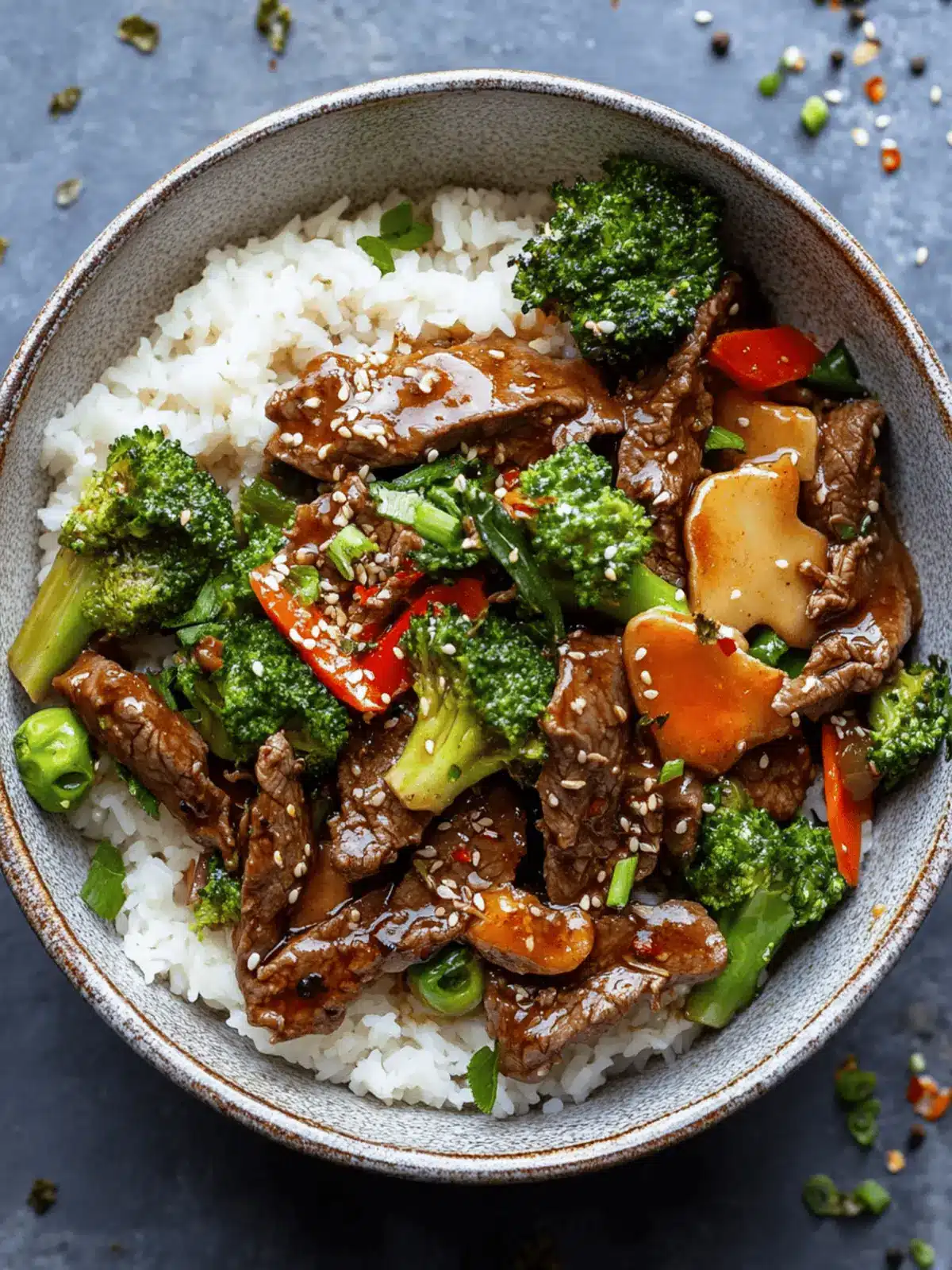 Asian Sweet Ginger Beef Stir Fry