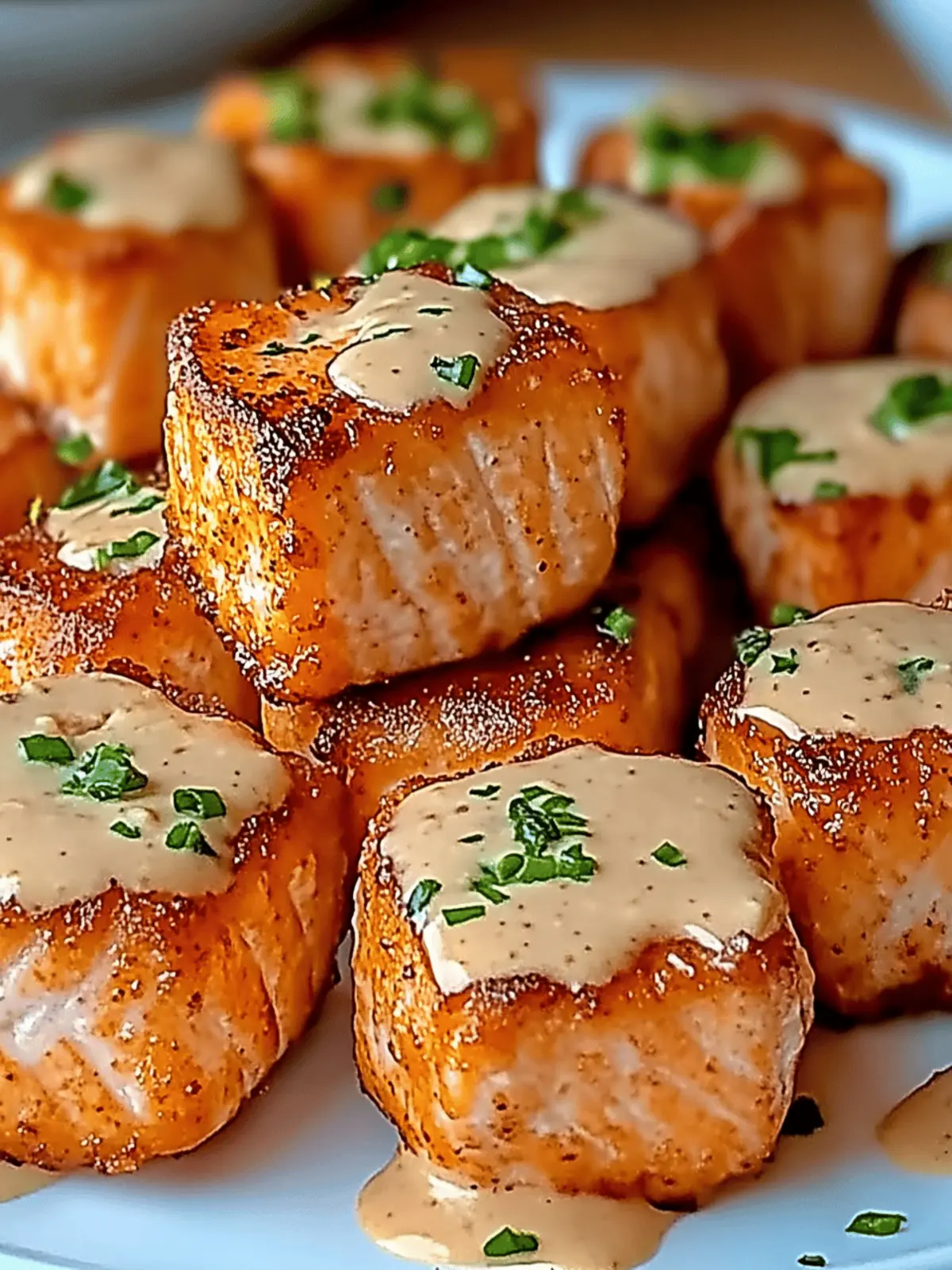 Crispy Bang Bang Salmon Bites