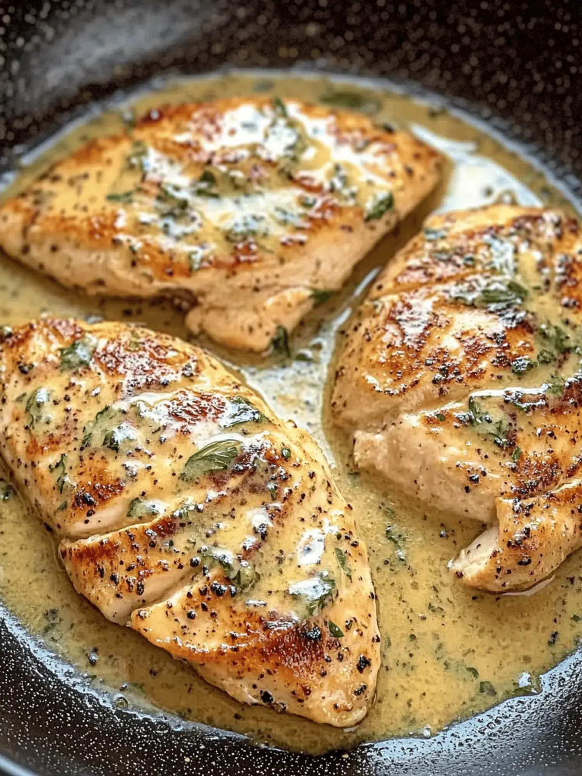 Pan Seared Chicken Breasts with Lemon Mustard Sauce