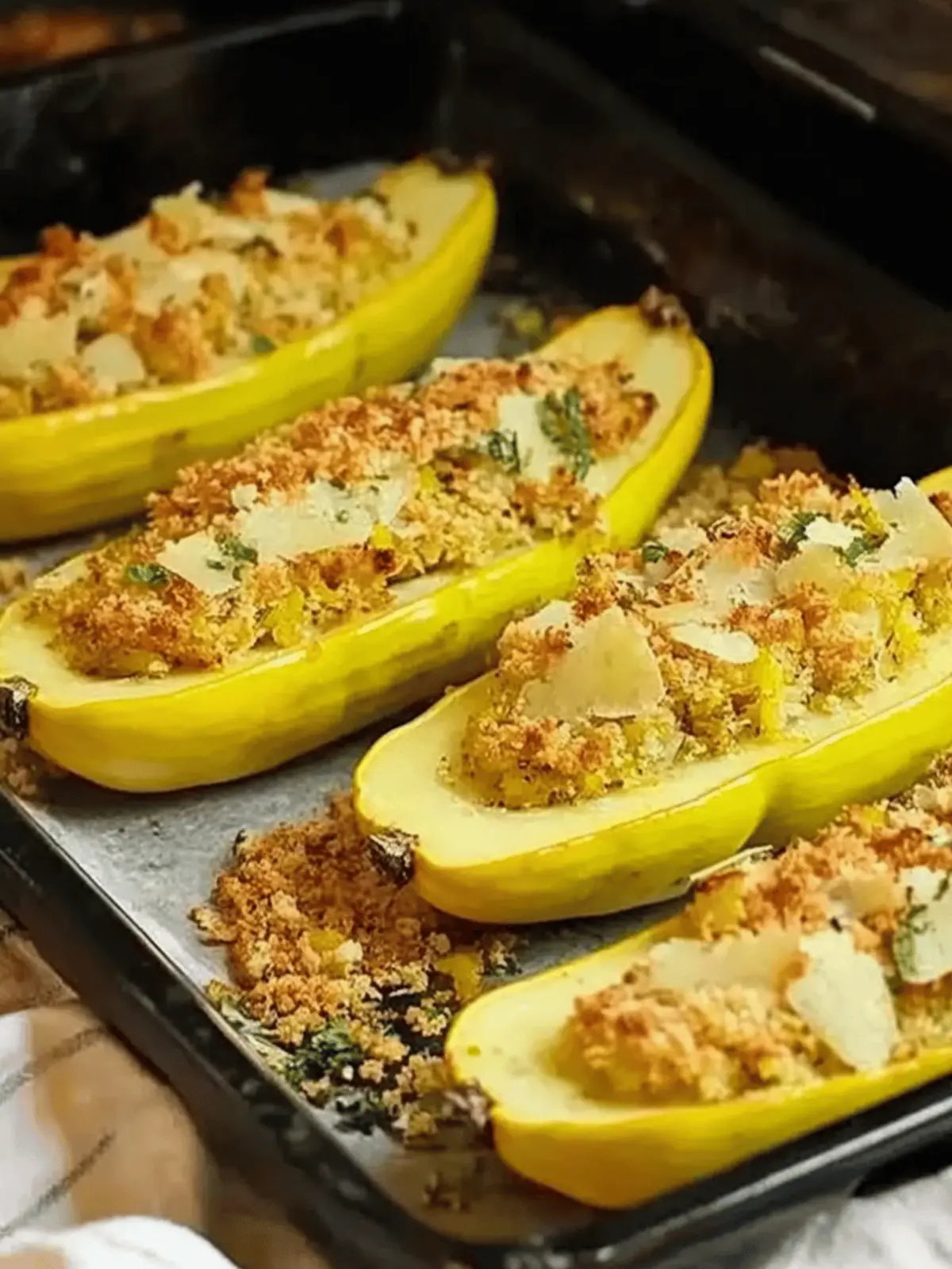 Stuffed Yellow Squash Recipe