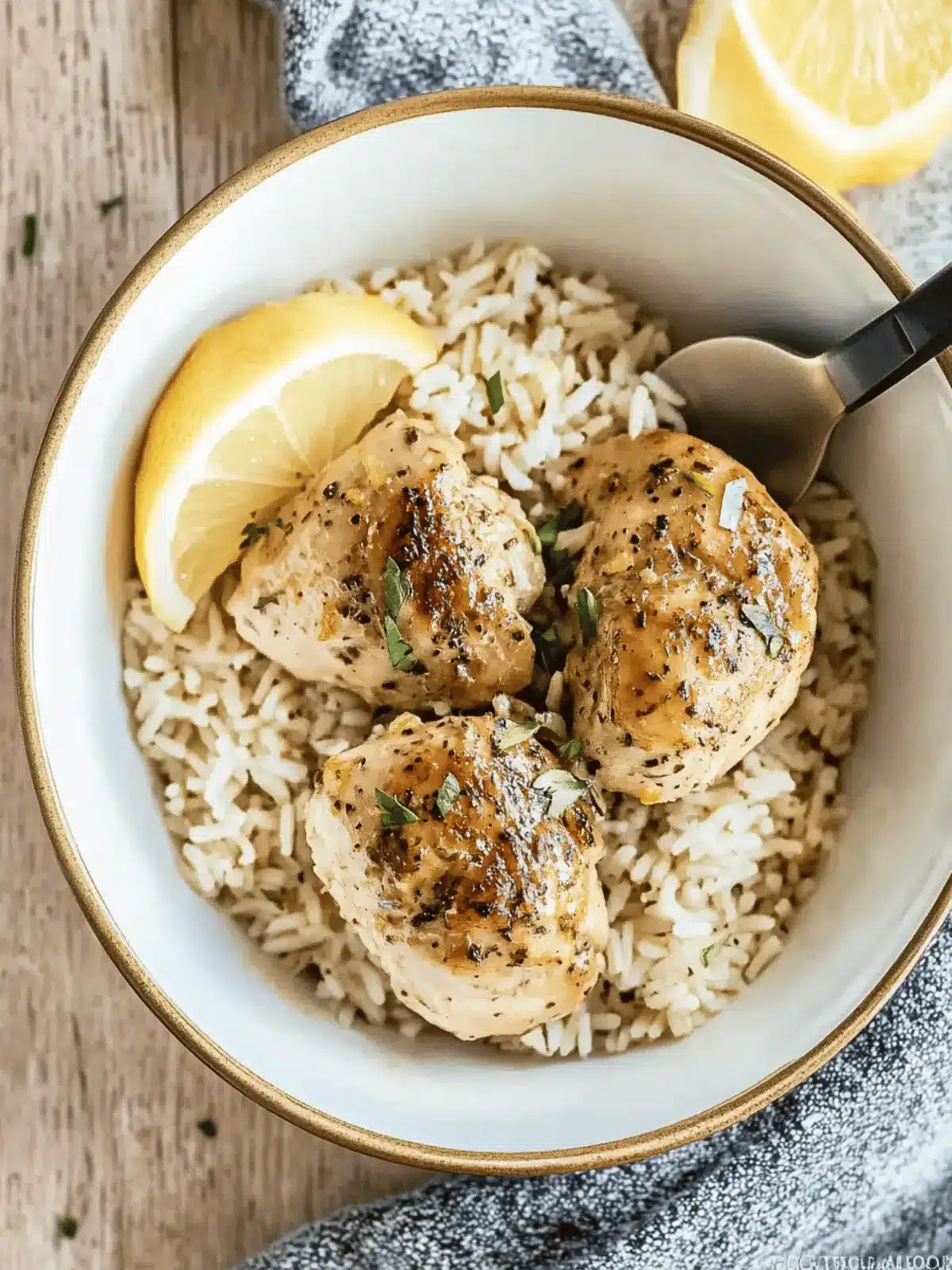 Crock-Pot Lemon Chicken and Rice