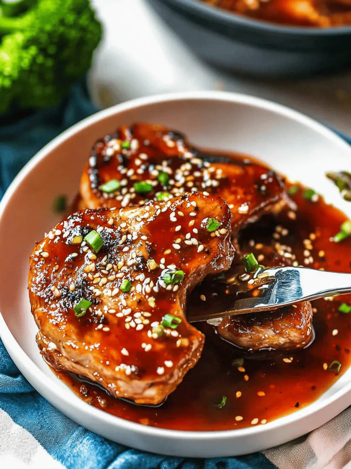Honey Garlic Pork Chops