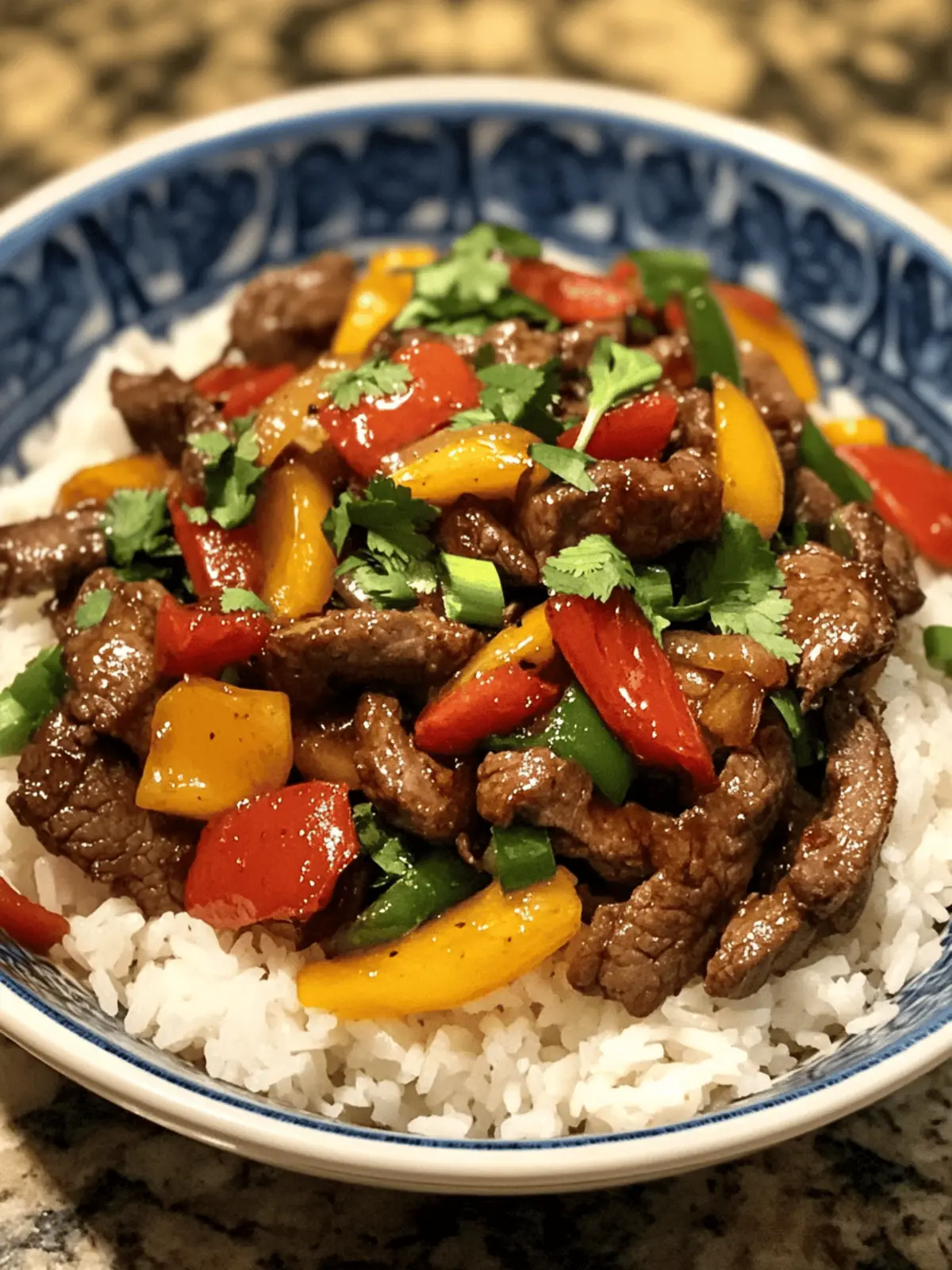 Asian Sweet Ginger Beef Stir Fry