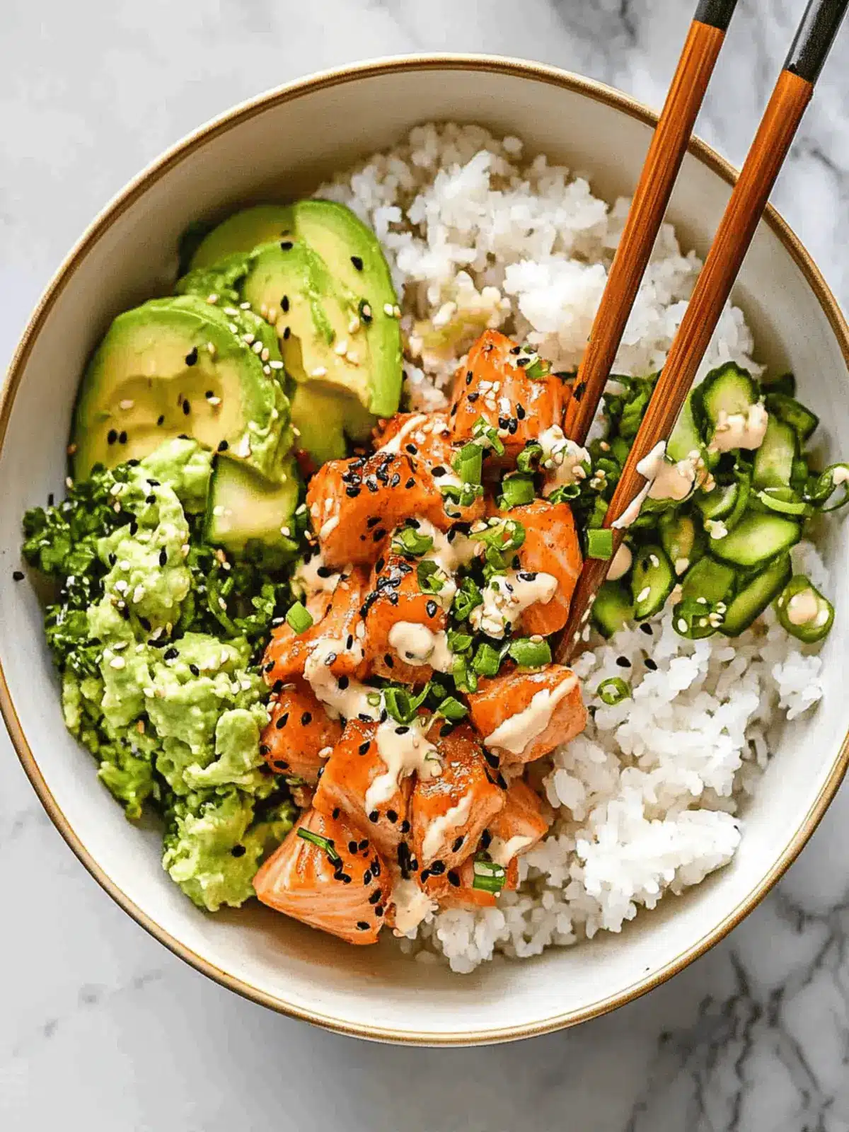 Crispy Salmon Bowls Recipe