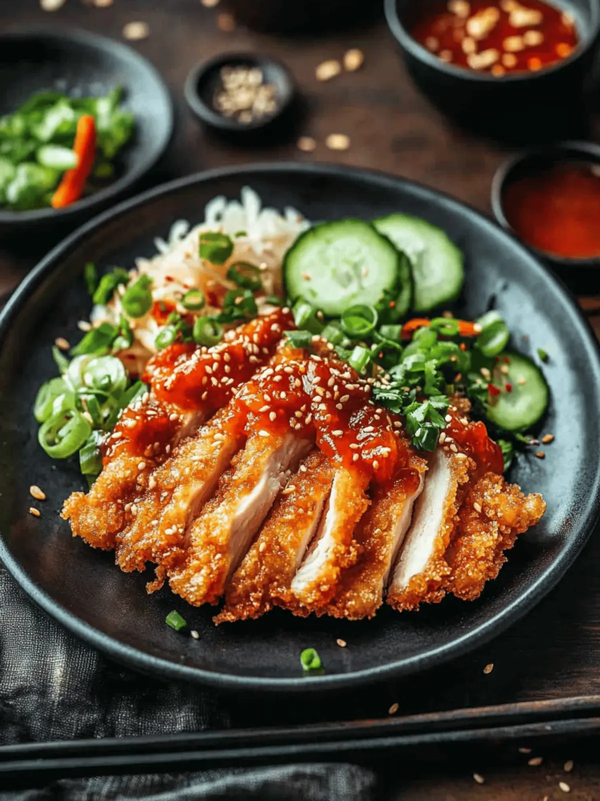 Spicy Korean Chicken Katsu