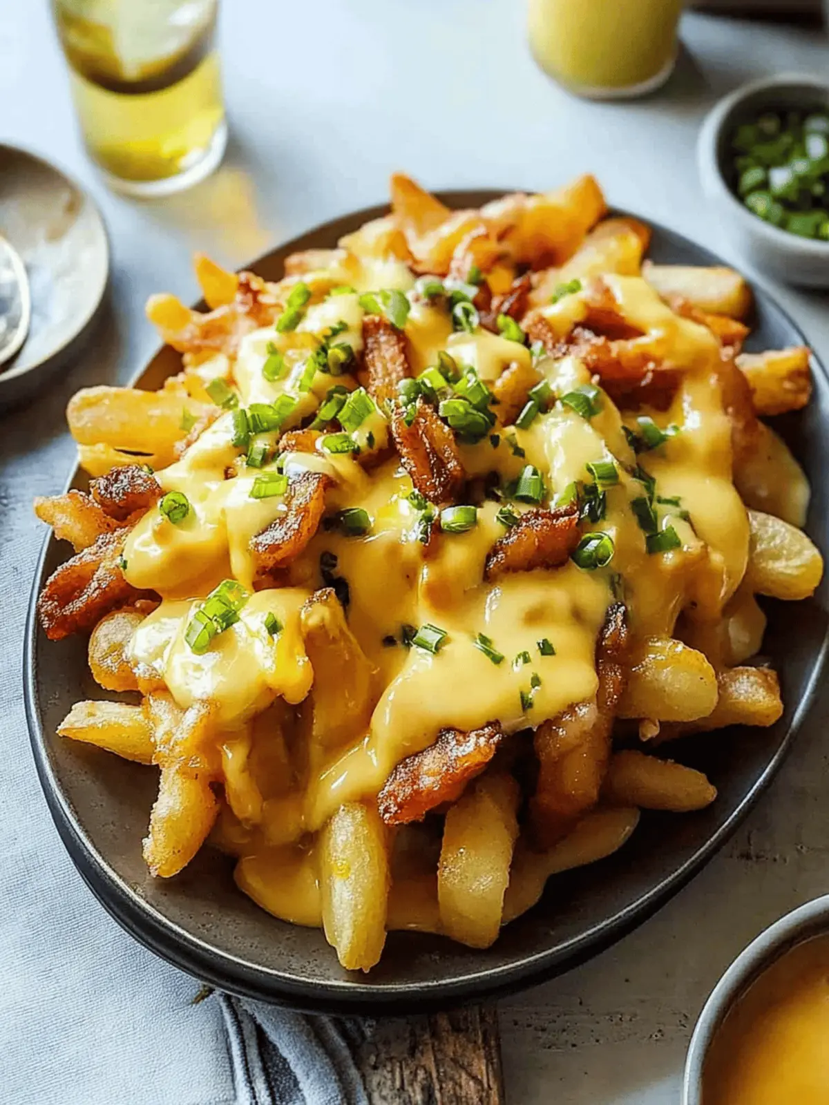 Breakfast Poutine with Hollandaise Sauce