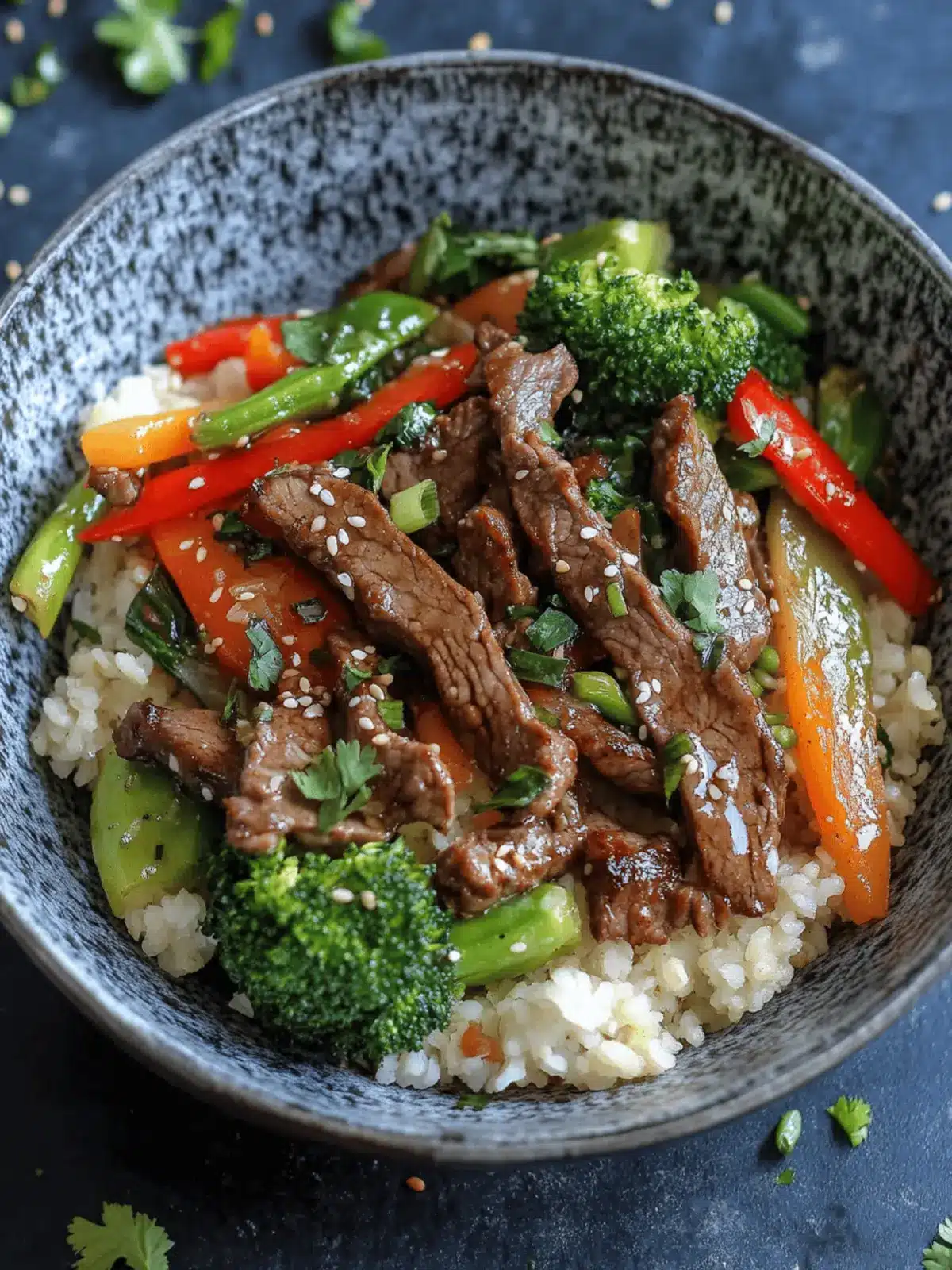 Asian Sweet Ginger Beef Stir Fry