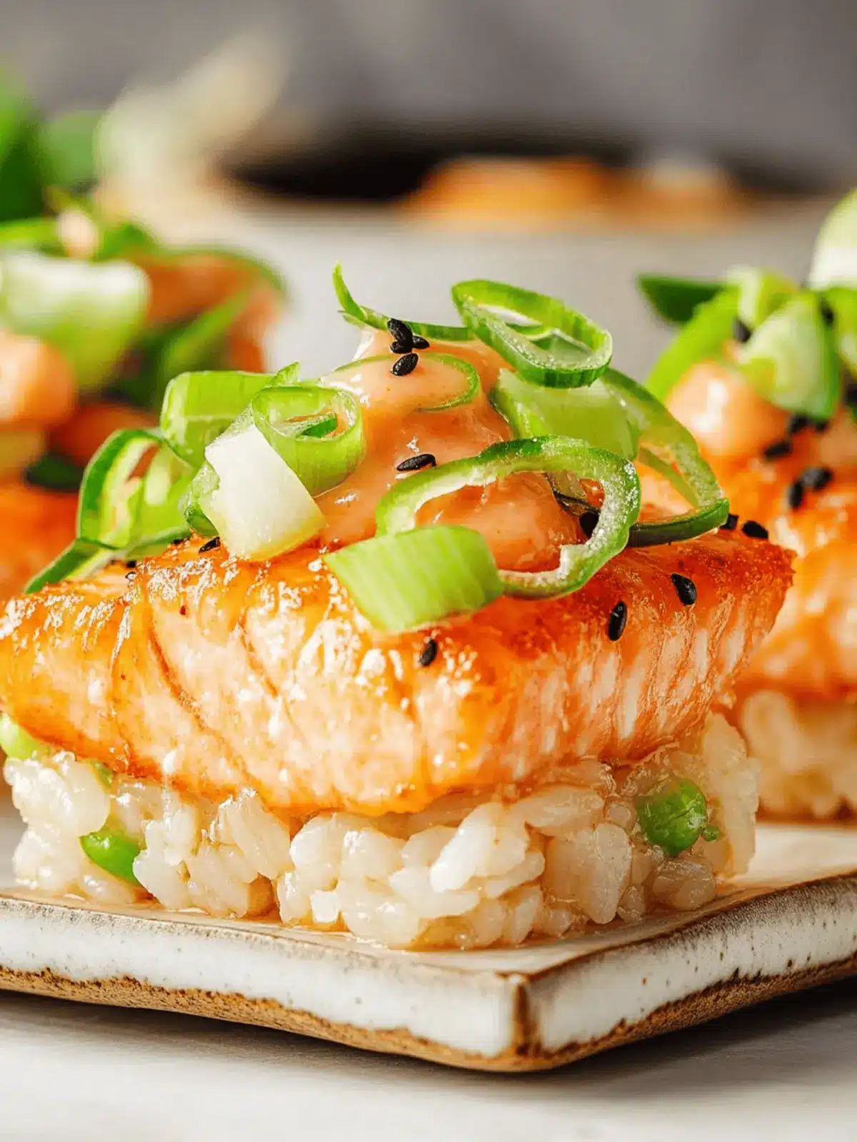Crispy Rice Salmon